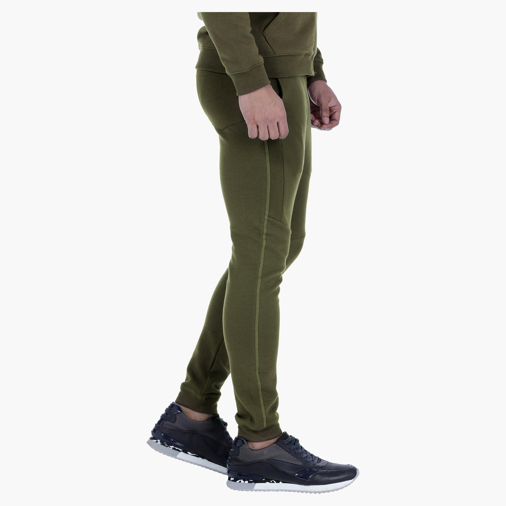 Textured Jog Pants in Slim Fit-men-clothing-bottoms-joggers-image-3