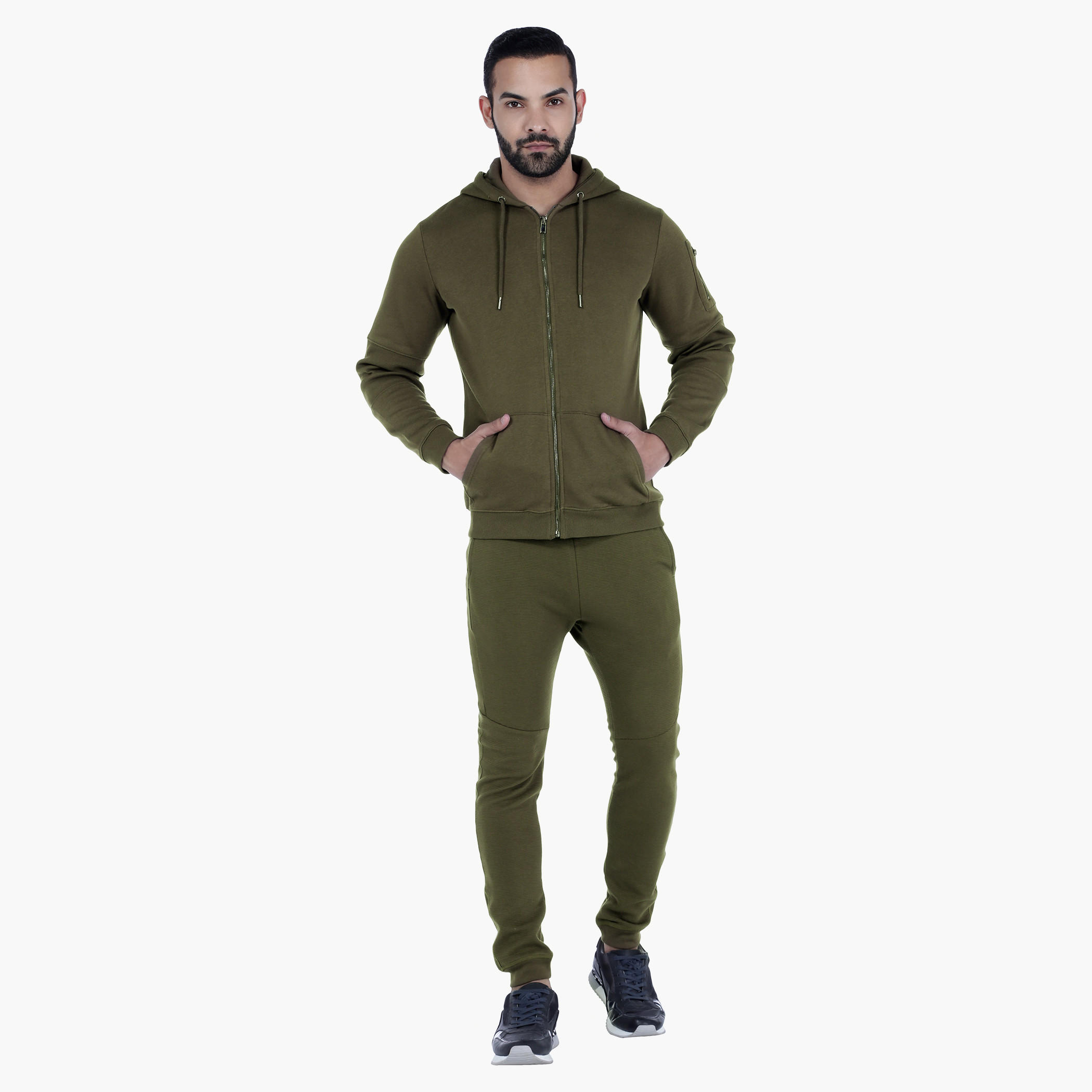 Textured Jog Pants in Slim Fit-men-clothing-bottoms-joggers-image-5