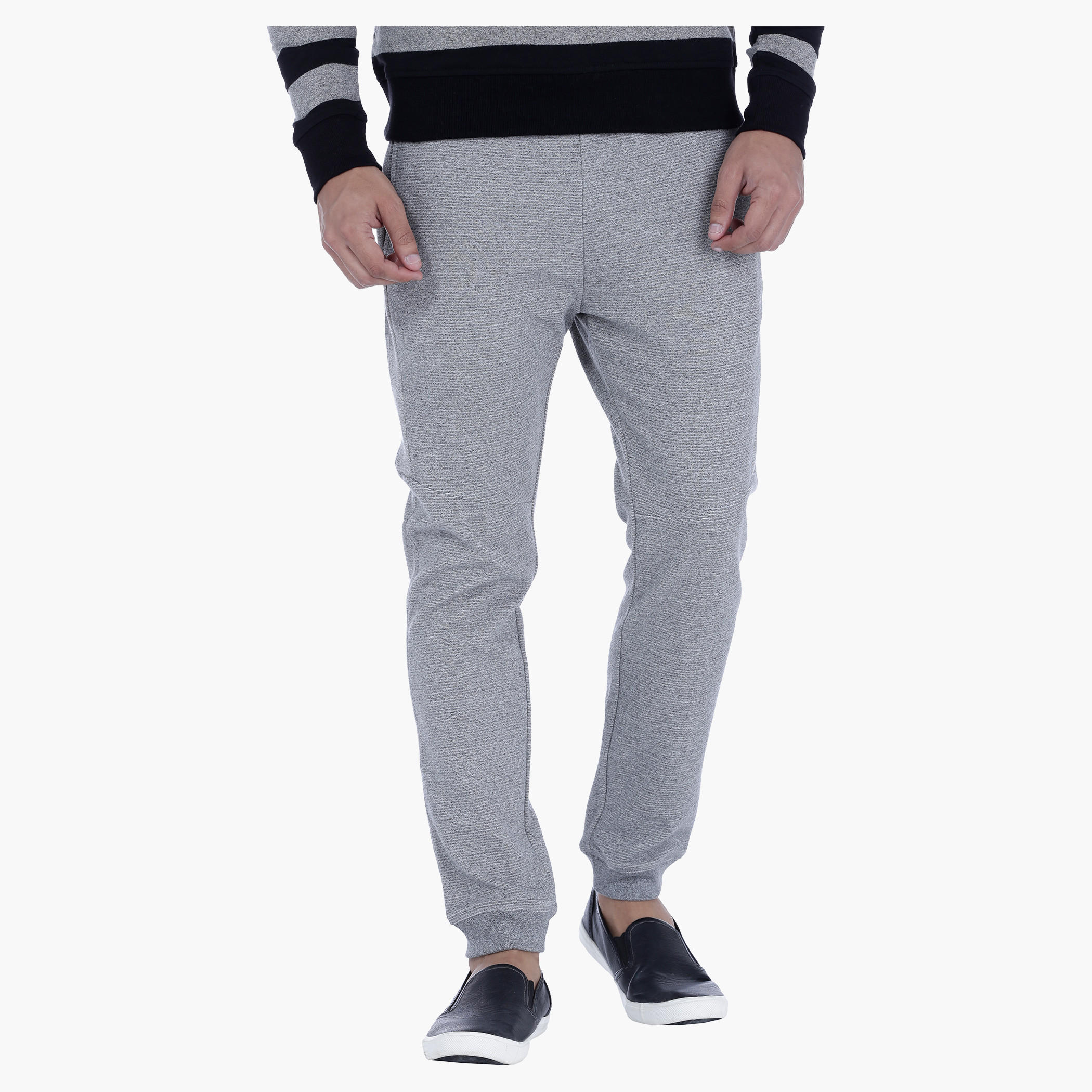 Textured Jog Pants in Slim Fit-men-clothing-bottoms-joggers-image-6