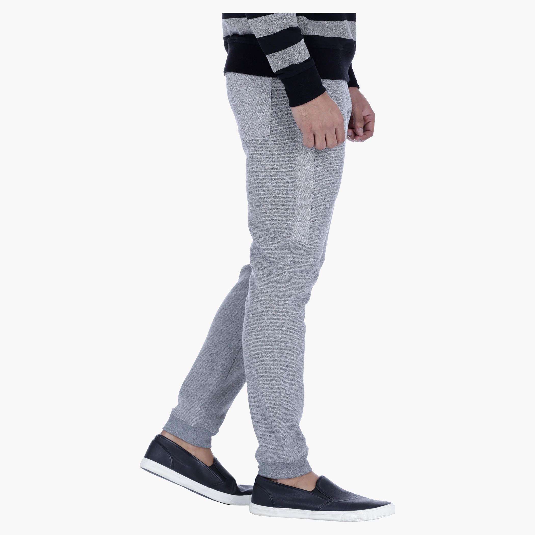 Textured Jog Pants in Slim Fit-men-clothing-bottoms-joggers-image-8