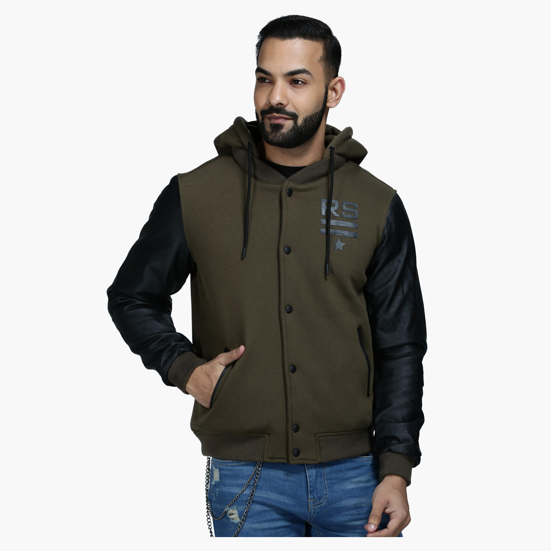 Casual Cotton Hooded Jacket with Zip Detail and Long Sleeves-men-clothing-jacketsandblazers-jackets-image-1