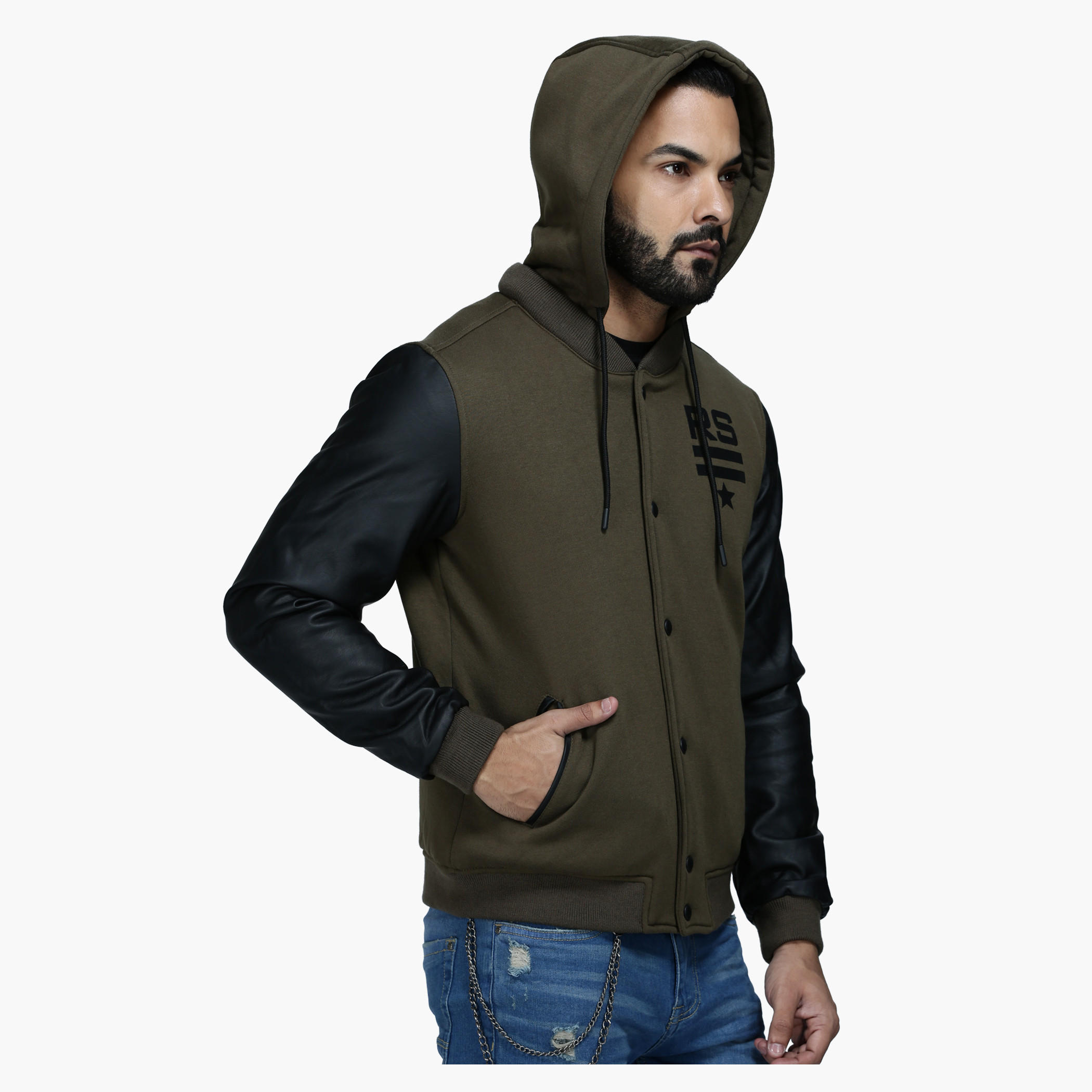 Casual Cotton Hooded Jacket with Zip Detail and Long Sleeves-men-clothing-jacketsandblazers-jackets-image-3