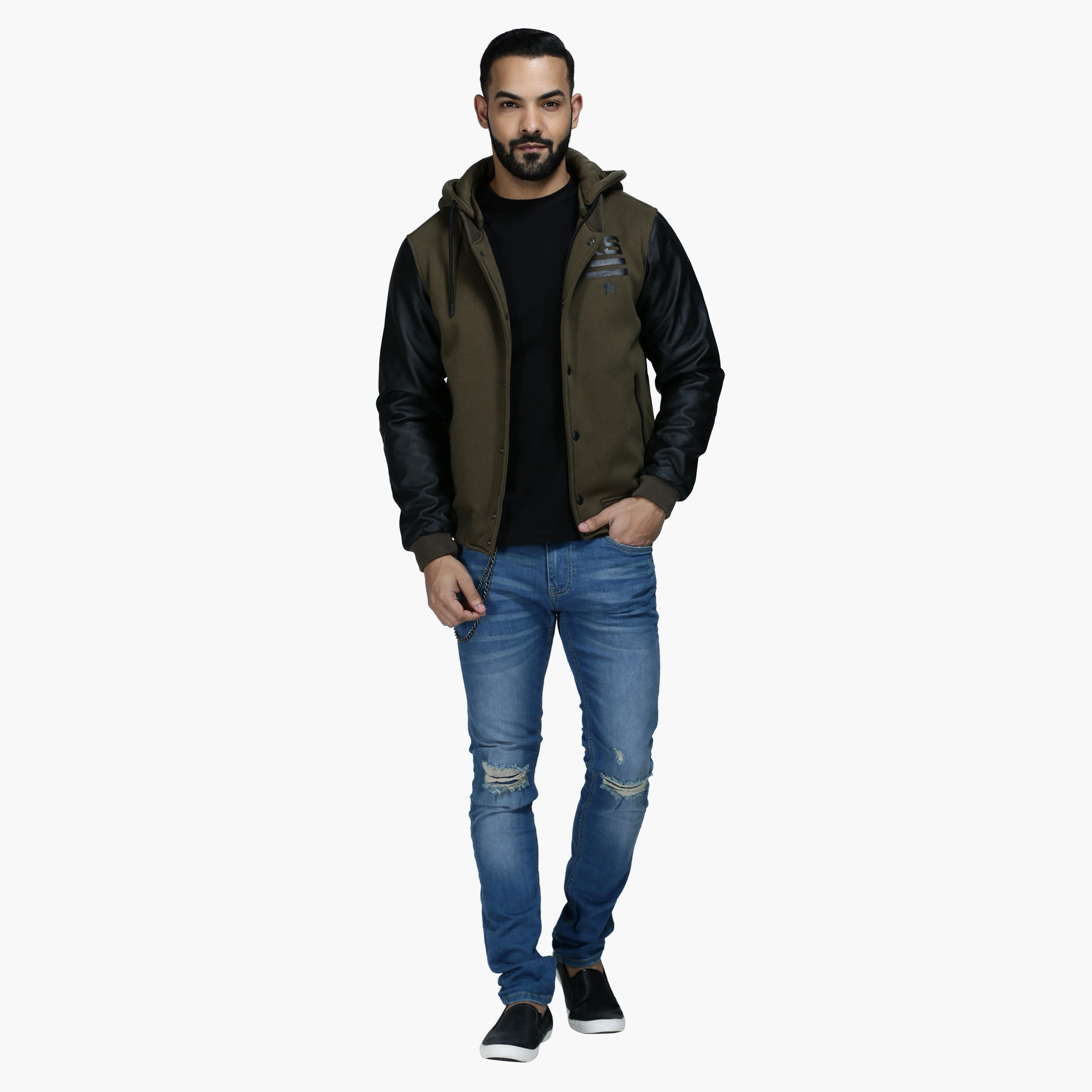 Casual Cotton Hooded Jacket with Zip Detail and Long Sleeves-men-clothing-jacketsandblazers-jackets-image-5