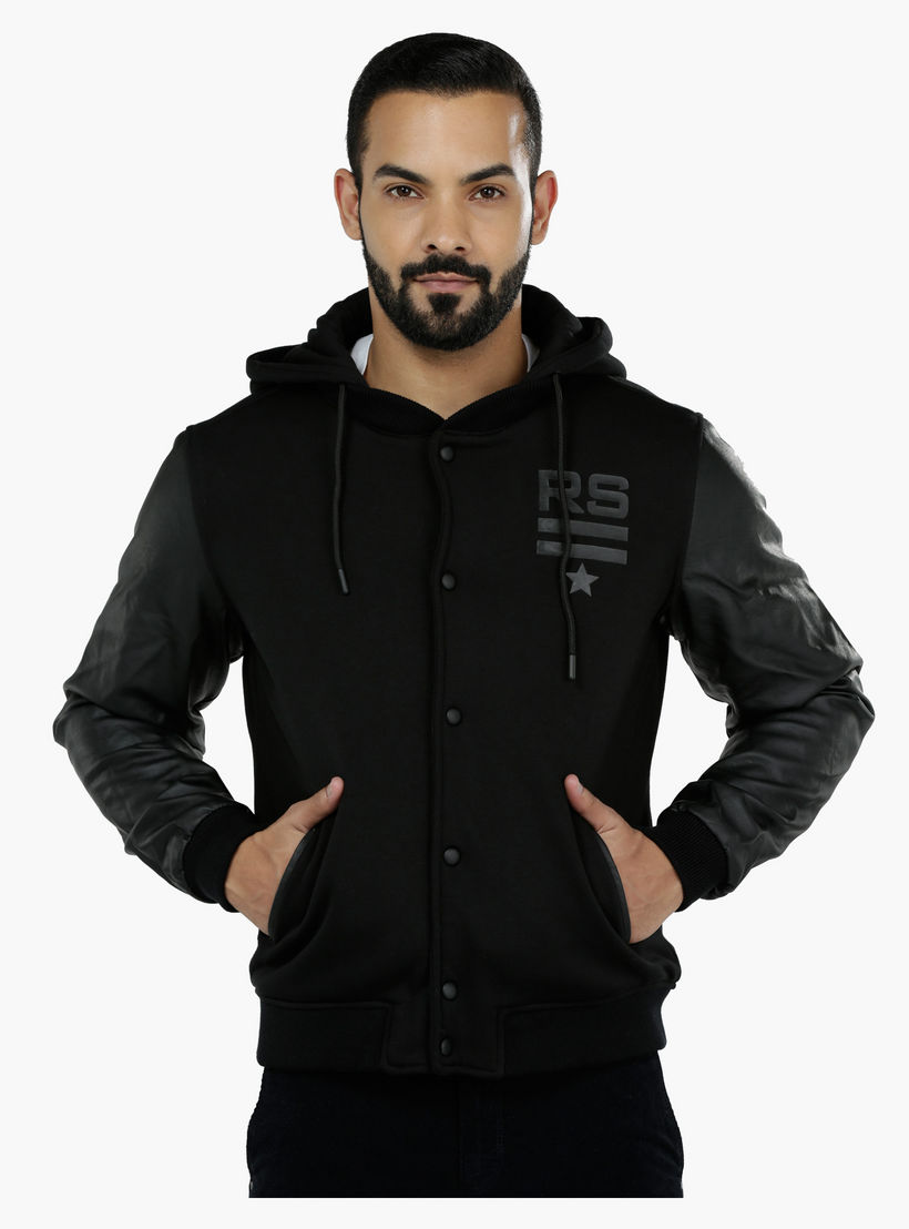 Hooded Biker Sweatshirt-men-winterwear-hoodiesandsweatshirts-image-1