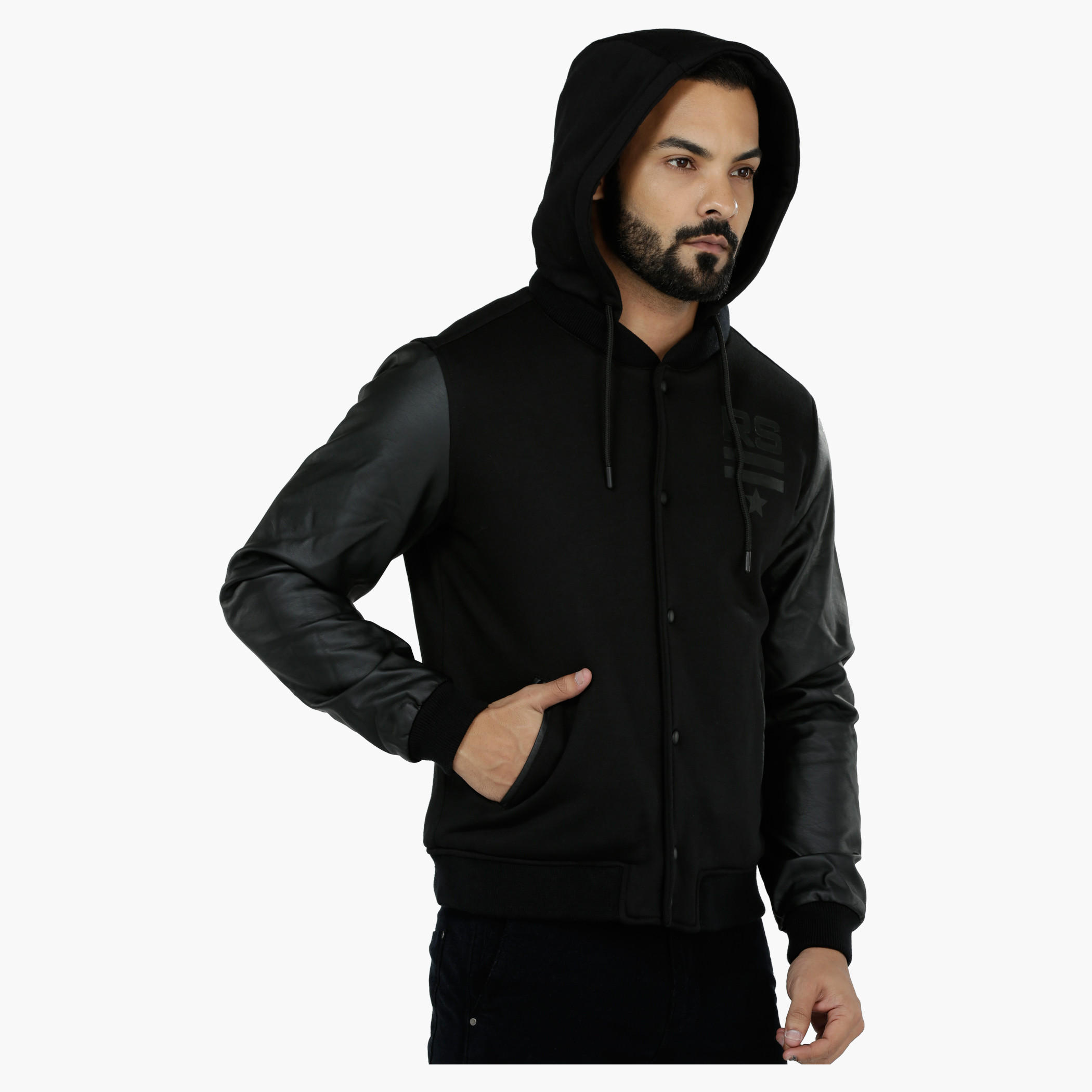 Hooded Biker Sweatshirt-men-winterwear-hoodiesandsweatshirts-image-3