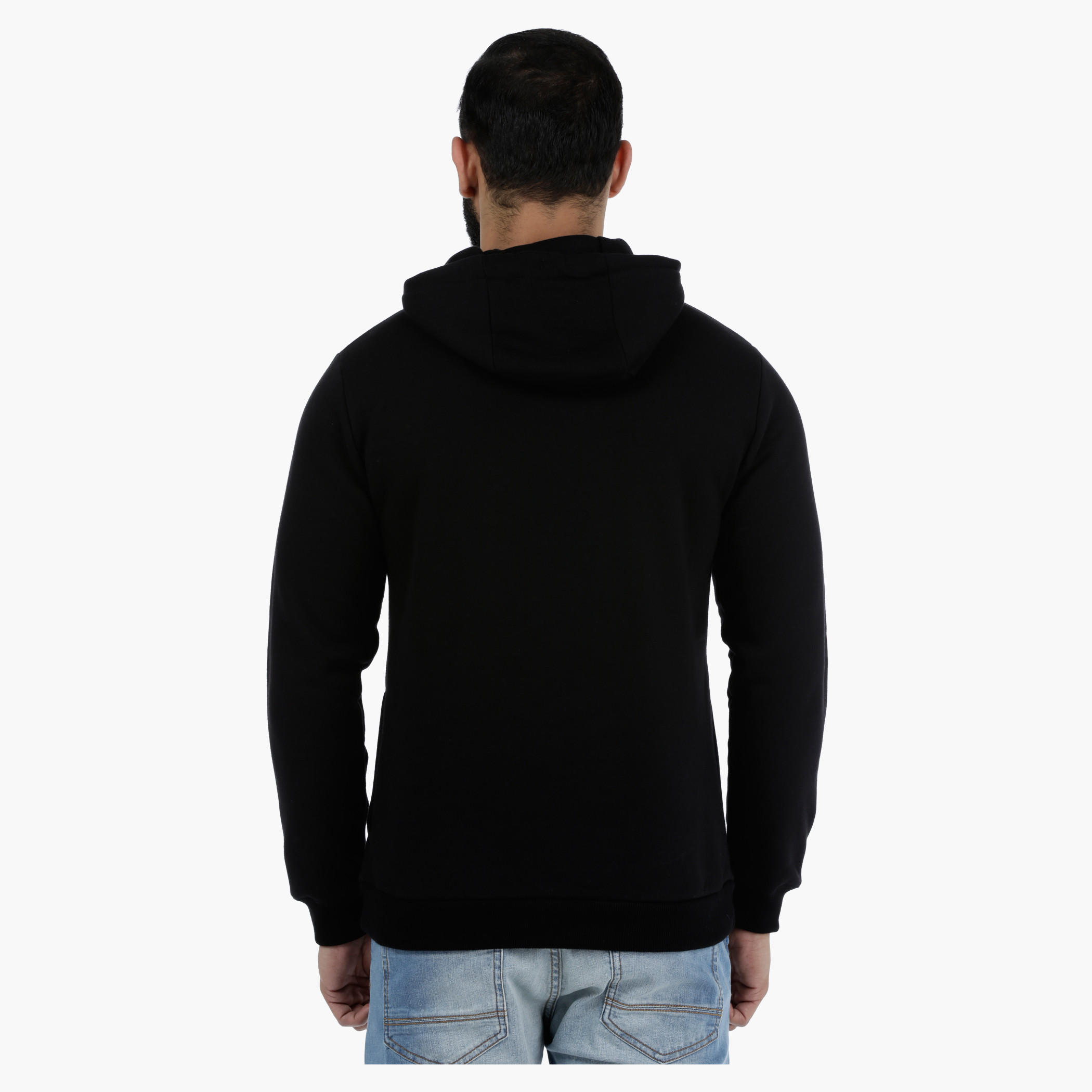 Printed Long Sleeves Sweatshirt with Hood-men-winterwear-hoodiesandsweatshirts-image-2