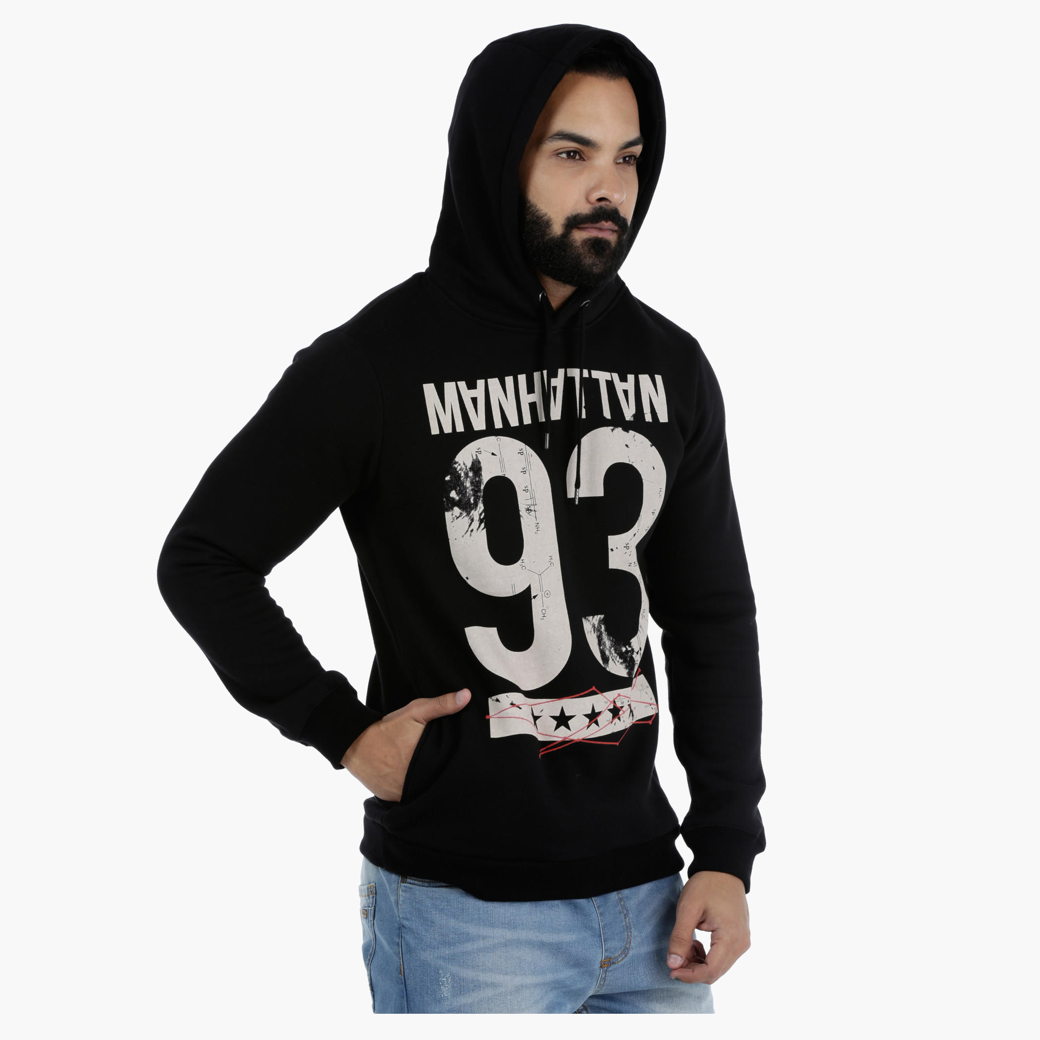 Printed Long Sleeves Sweatshirt with Hood-men-winterwear-hoodiesandsweatshirts-image-3