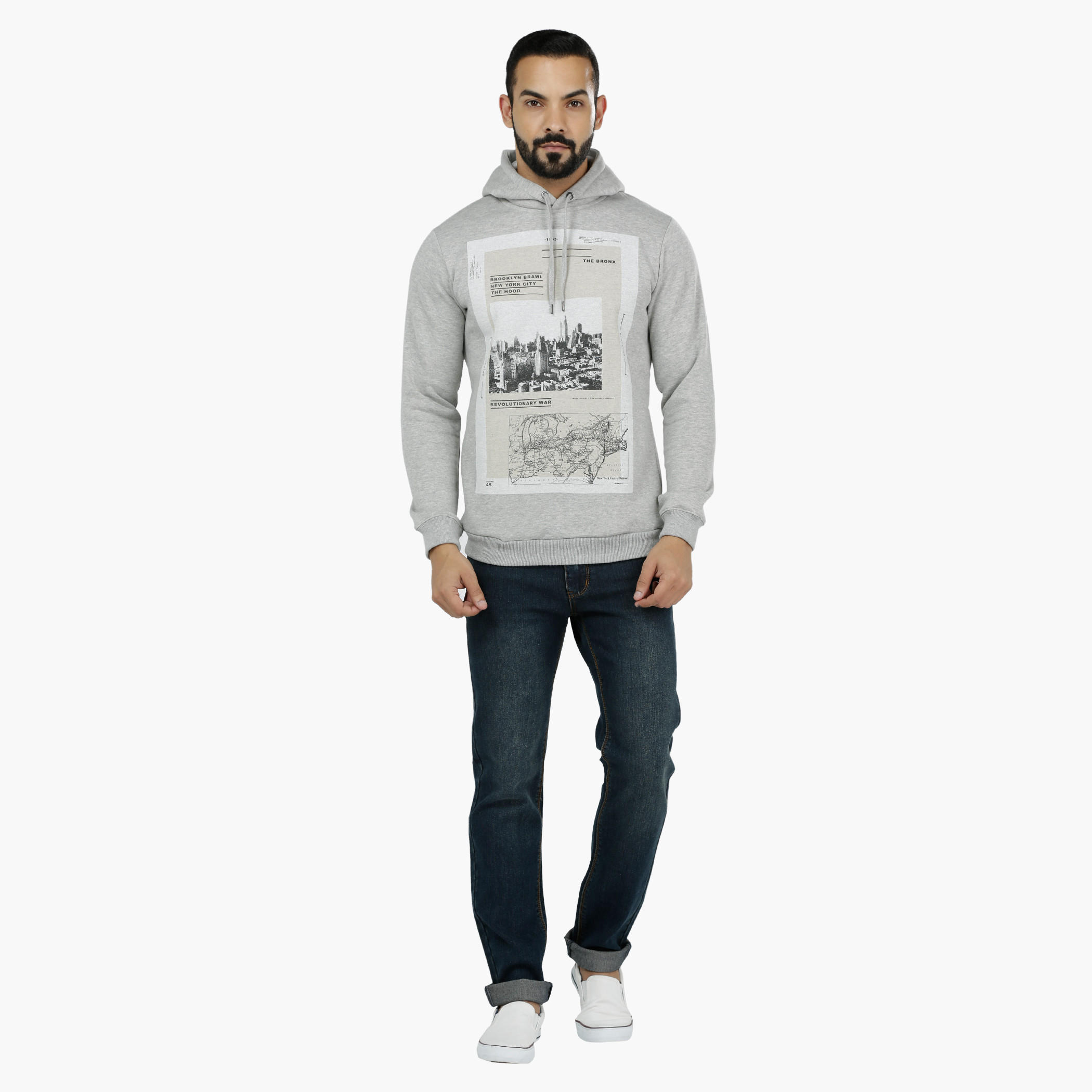 Printed Sweatshirt with Hoodie-men-winterwear-hoodiesandsweatshirts-image-5