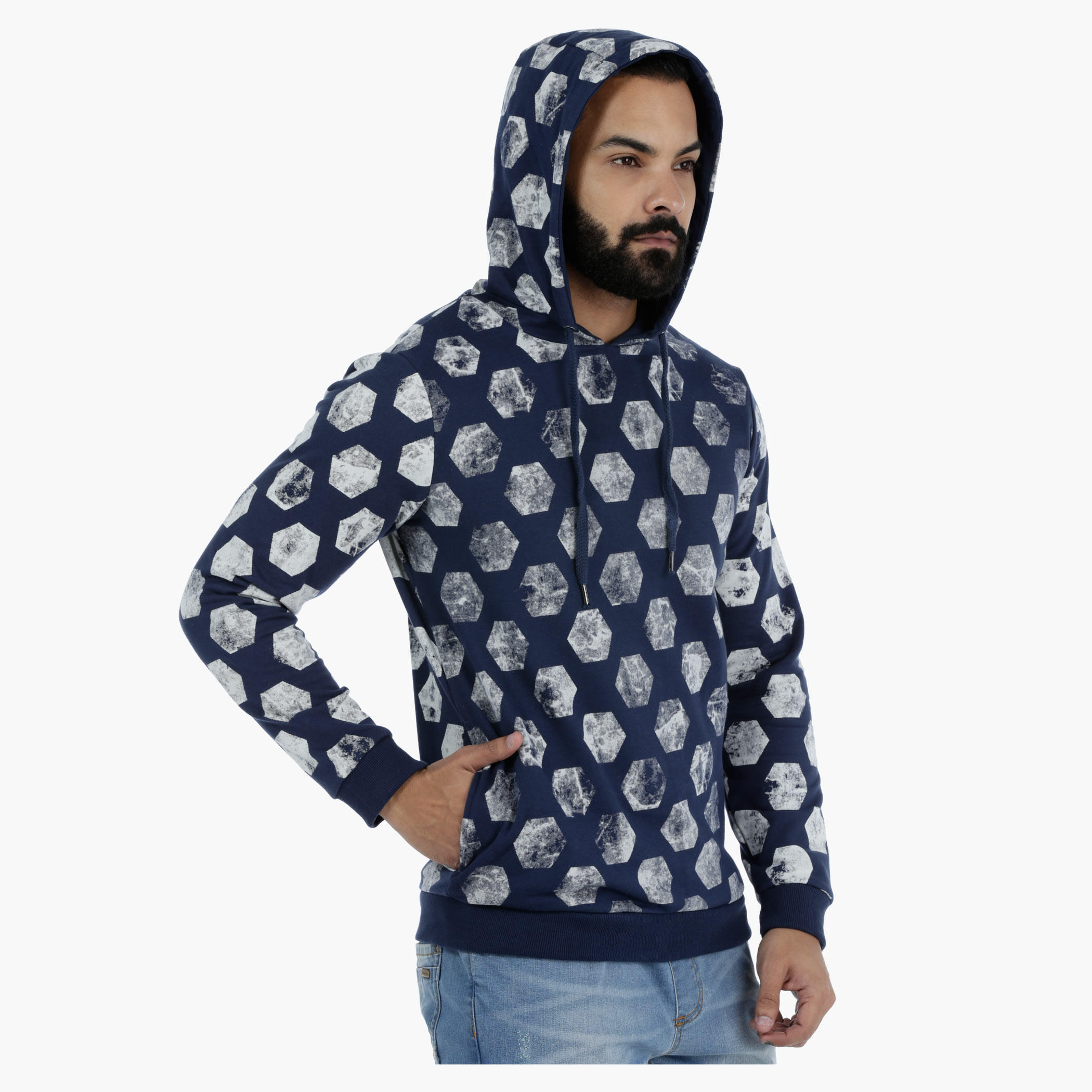 Printed Long Sleeves Cotton Sweatshirt with Hood-men-winterwear-hoodiesandsweatshirts-image-3