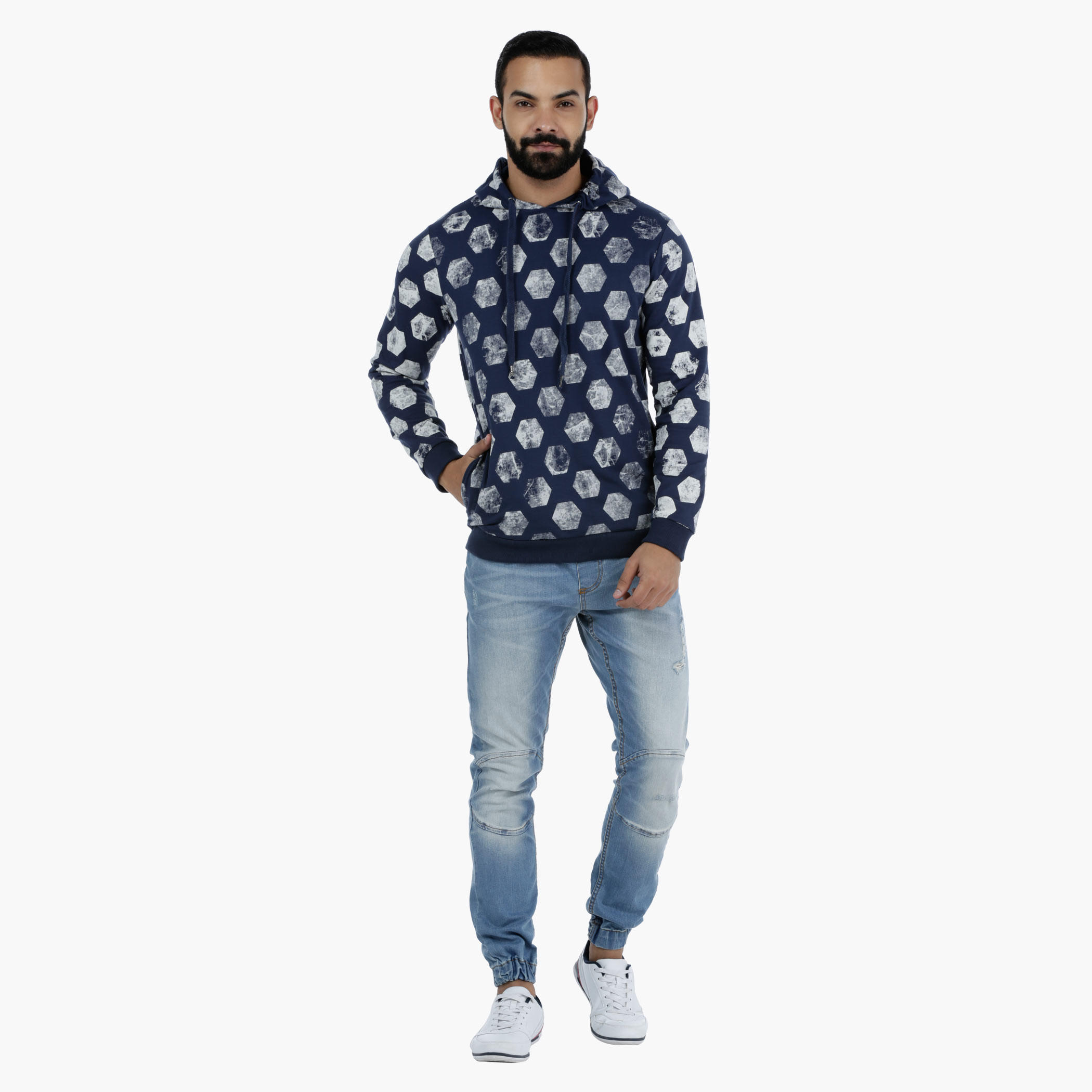 Printed Long Sleeves Cotton Sweatshirt with Hood-men-winterwear-hoodiesandsweatshirts-image-5