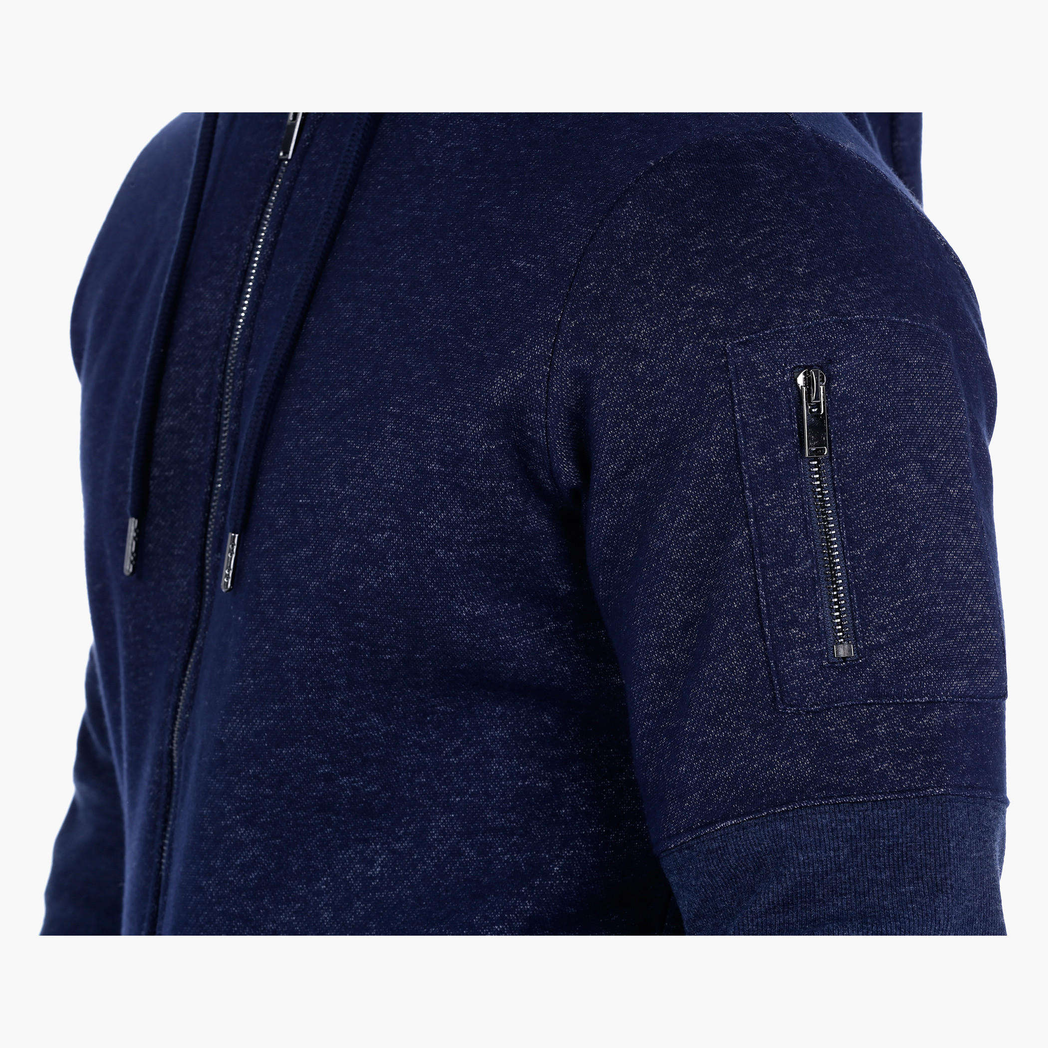 Hooded Sweat Jacket with Long Sleeves-men-winterwear-hoodiesandsweatshirts-image-14