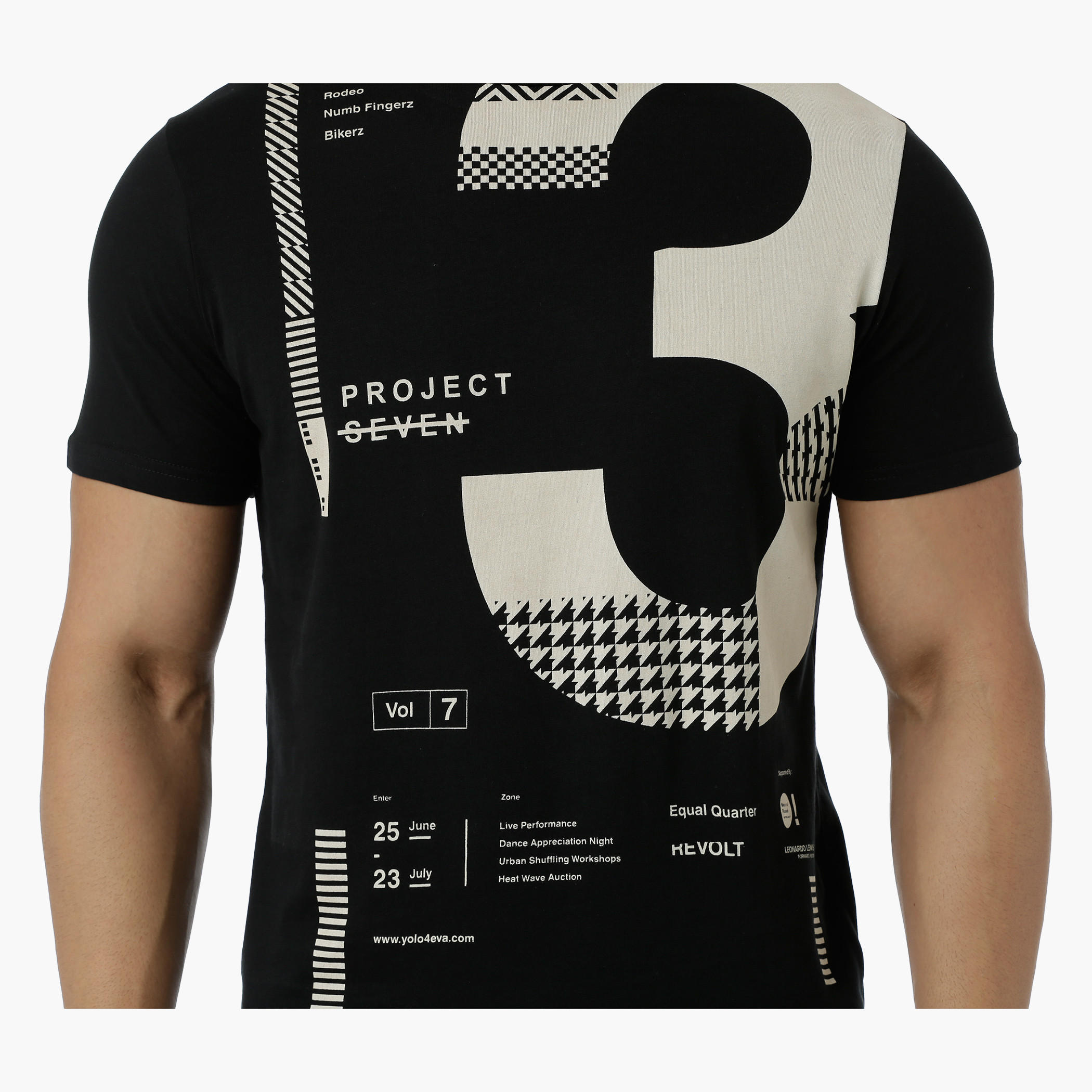 Cotton T-Shirt with Crew Neck and Graphic Print in Slim Fit-men-clothing-tshirtsandpolos-tshirts-image-4