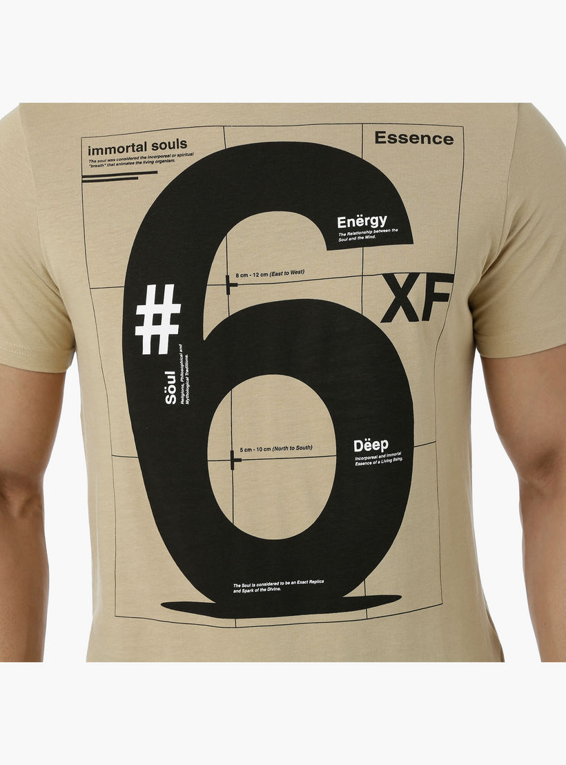 Cotton T-Shirt with Crew Neck and Graphic Print in Slim Fit-men-clothing-tshirtsandpolos-tshirts-image-4