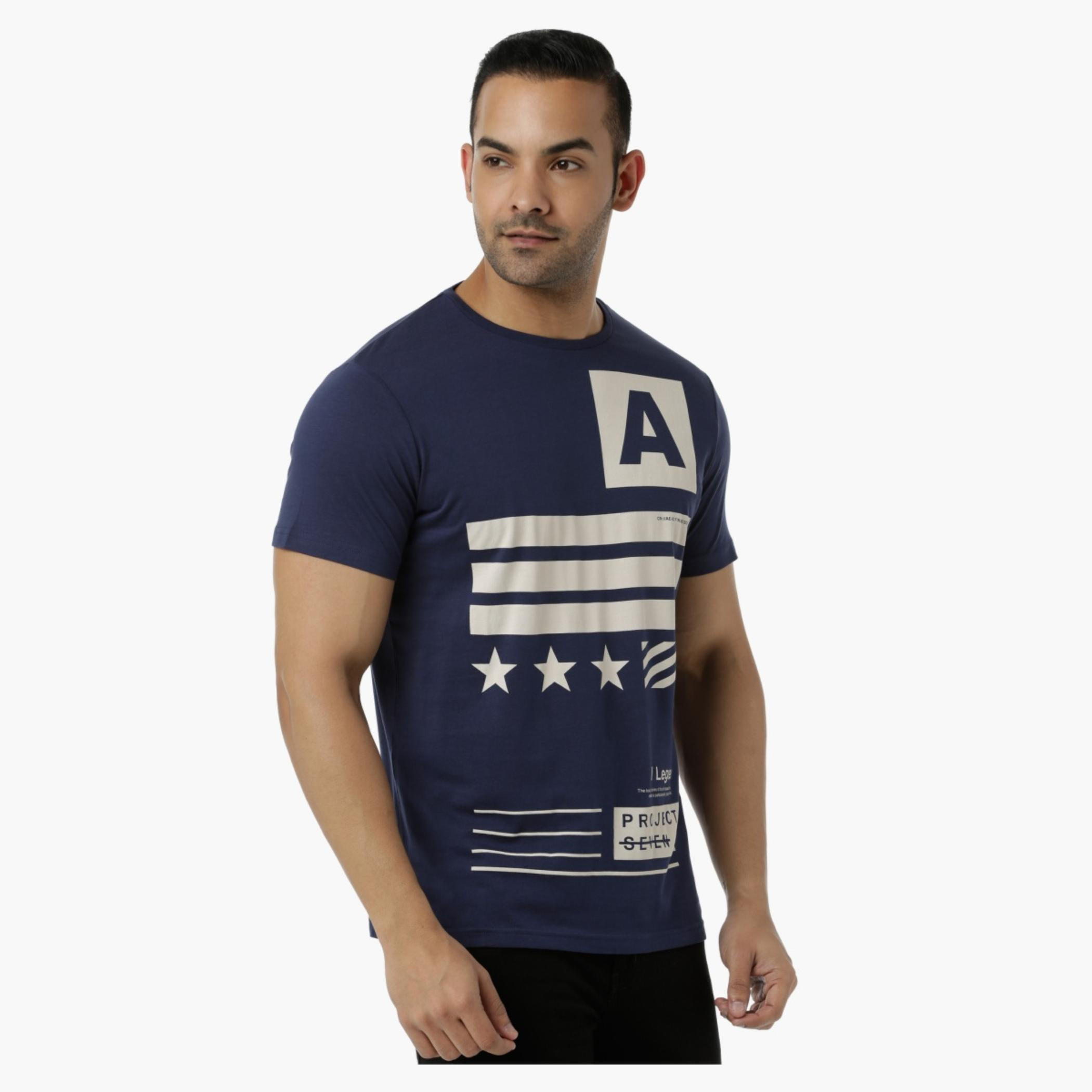 Cotton Graphic Printed T-Shirt with Round Neck and Short Sleeves in Slim Fit-men-clothing-tshirtsandpolos-tshirts-image-3