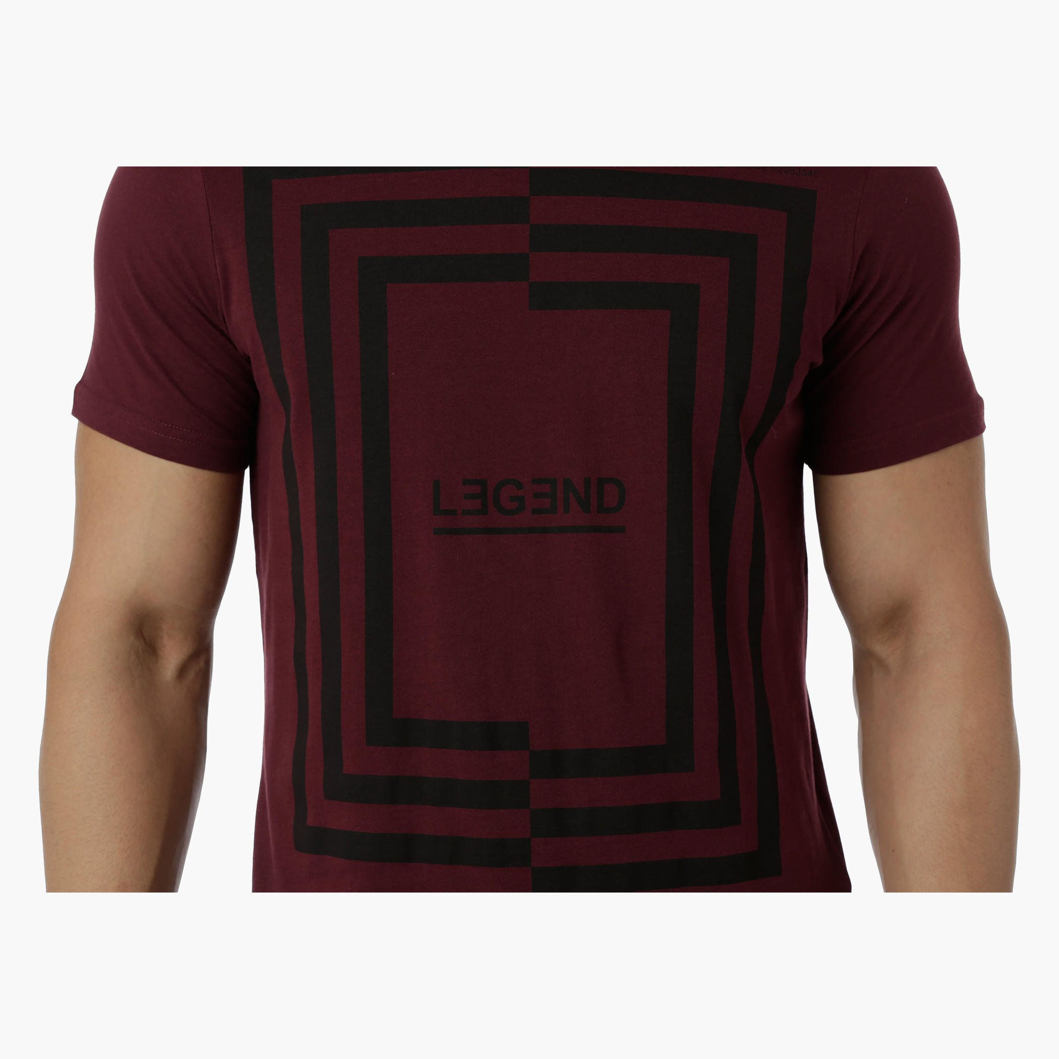 Cotton T-Shirt with Crew Neck and Graphic Print in Slim Fit-men-clothing-tshirtsandpolos-tshirts-image-4