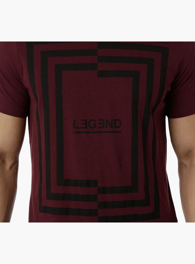 Cotton T-Shirt with Crew Neck and Graphic Print in Slim Fit-men-clothing-tshirtsandpolos-tshirts-image-4