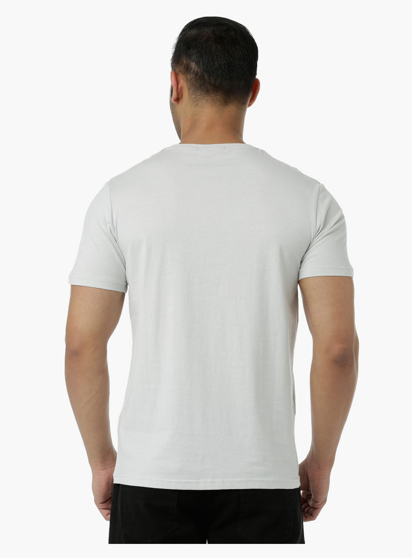 Cotton Graphic Printed T-Shirt with Round Neck and Short Sleeves in Slim Fit-men-clothing-tshirtsandpolos-tshirts-image-2