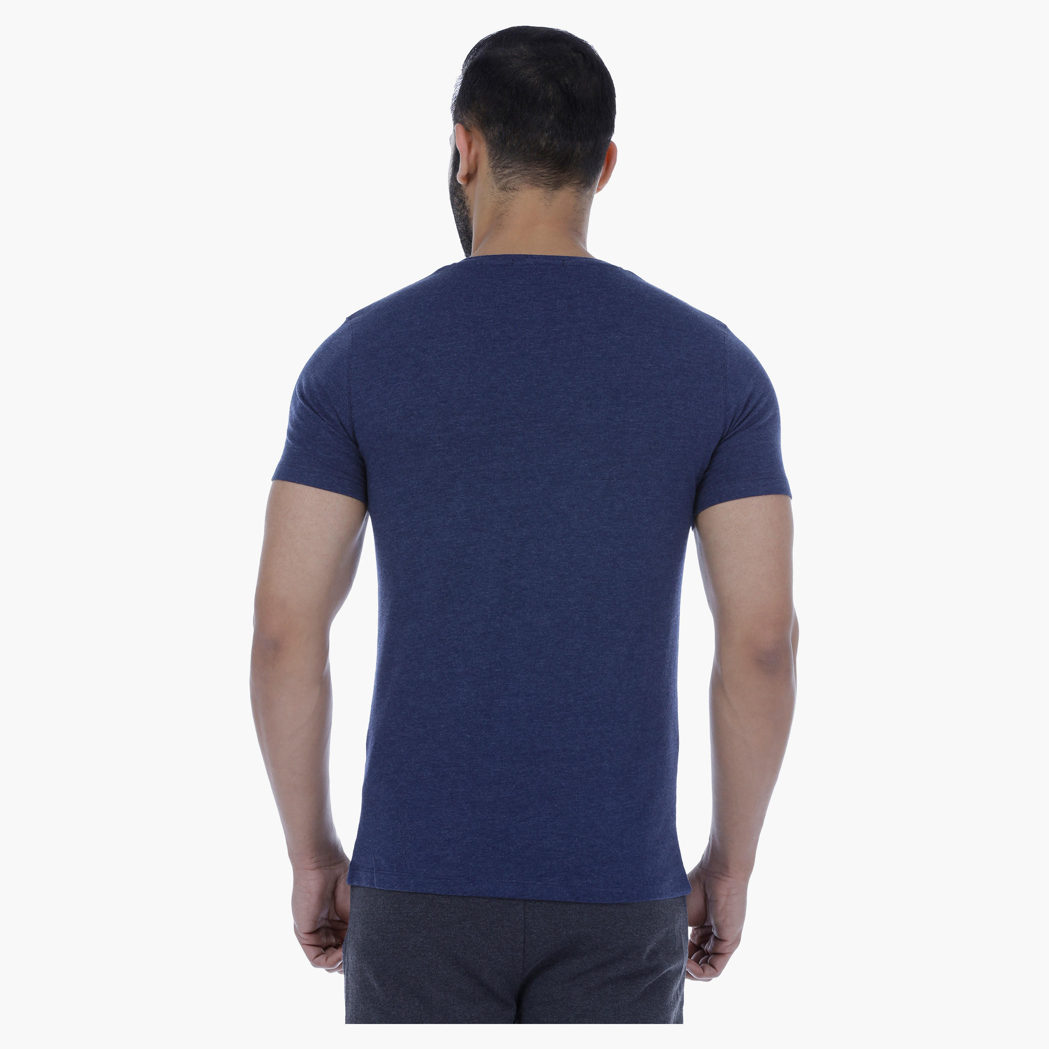 V-neck T-Shirt with Short Sleeves-men-clothing-tshirtsandpolos-tshirts-image-2