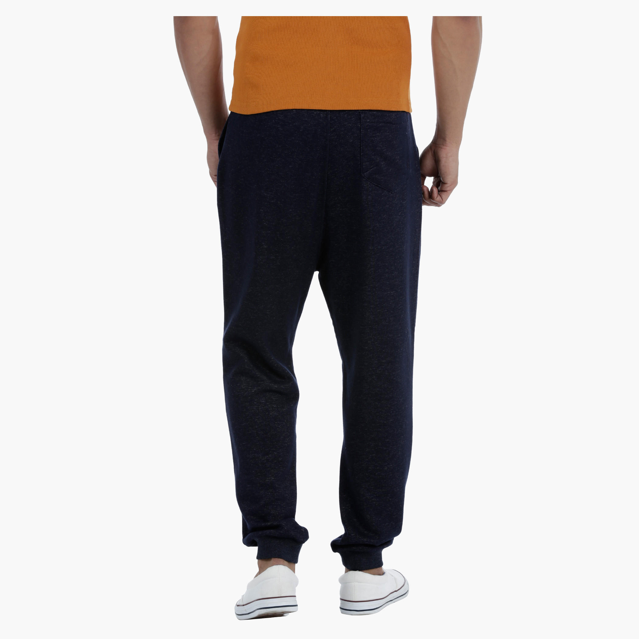 Textured Jog Pants with Elasticised Waist-men-clothing-bottoms-joggers-image-2