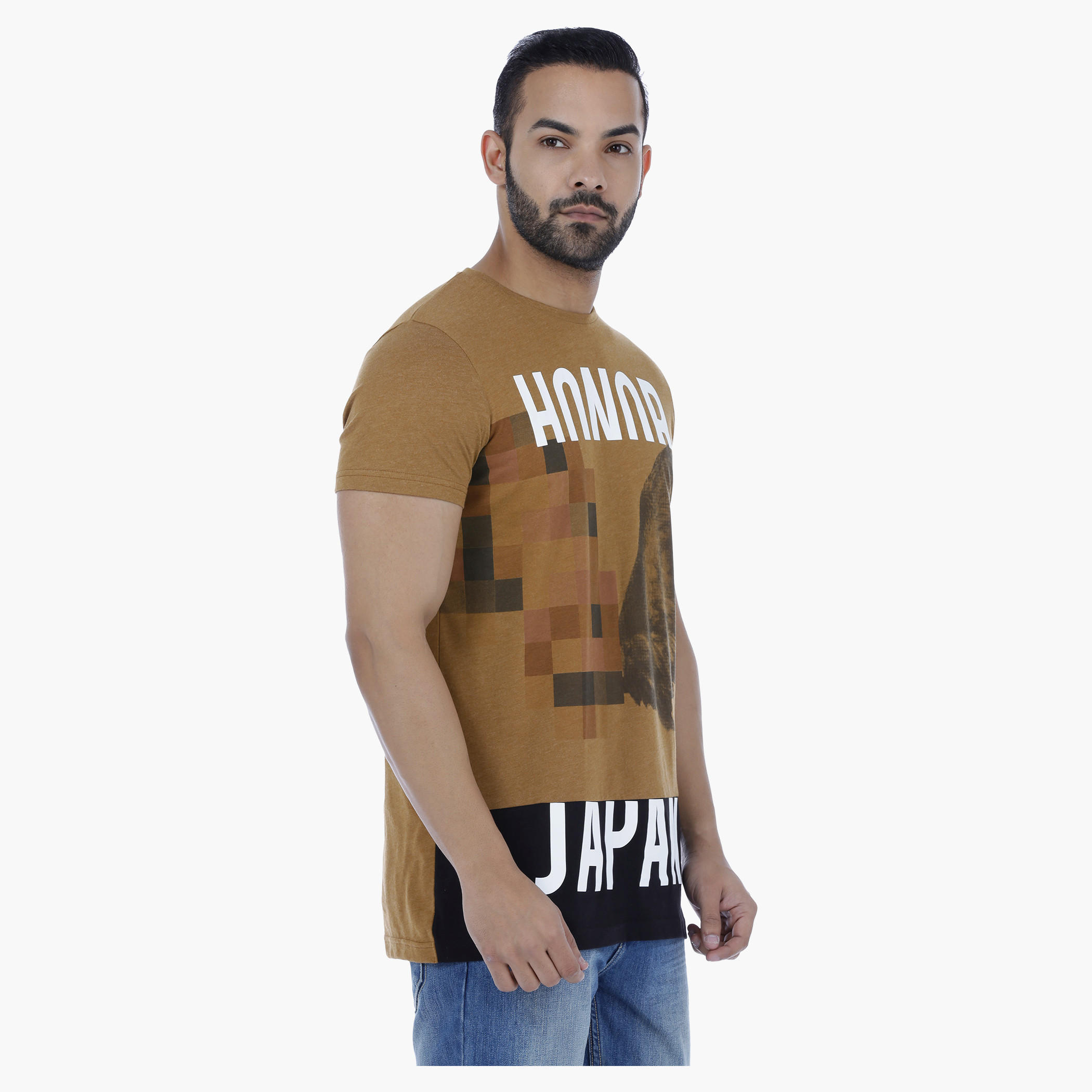 Cut and Sew T-Shirt with Round Neck and Short Sleeves-men-clothing-tshirtsandpolos-tshirts-image-3
