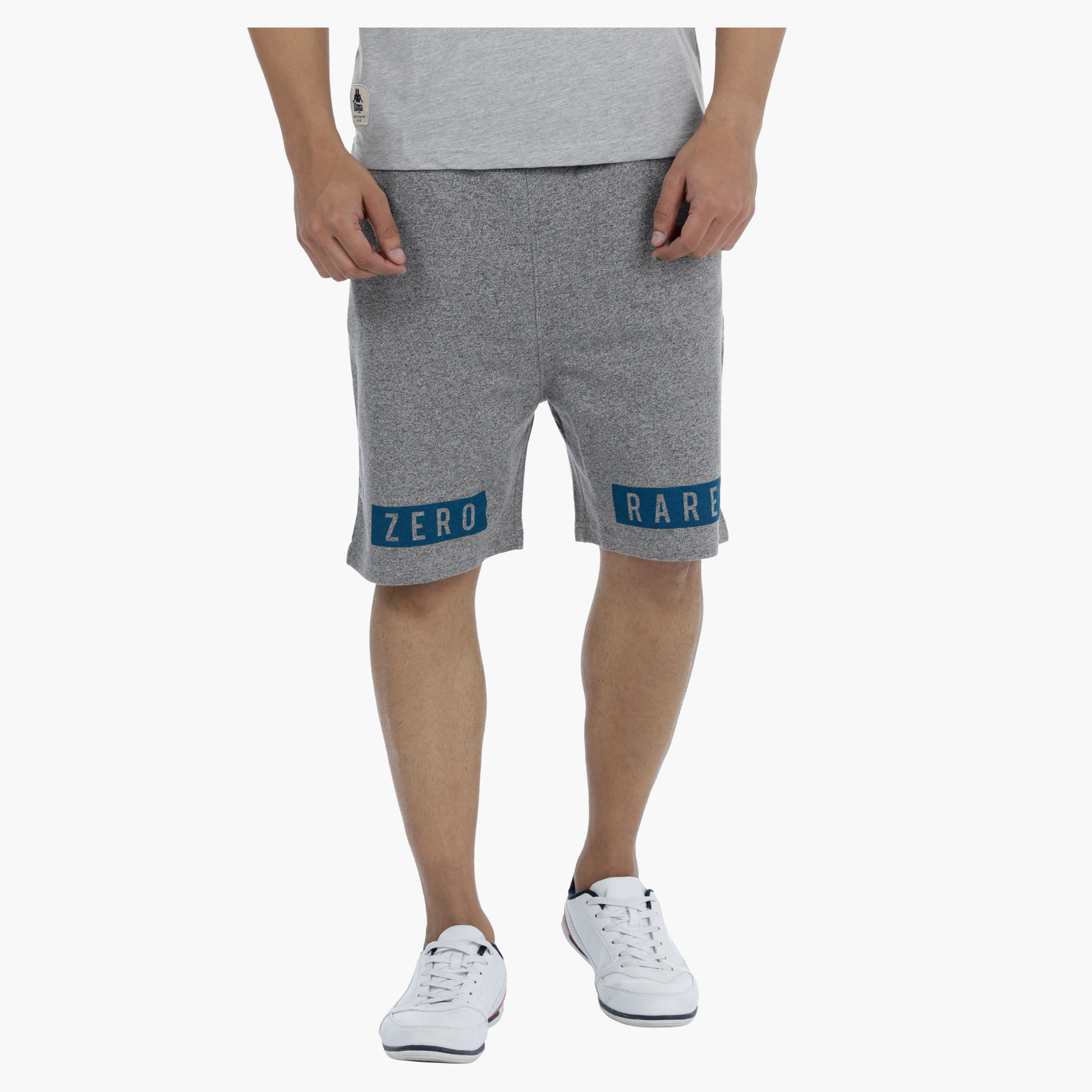 Printed Melange Shorts-men-clothing-bottoms-shorts-image-1