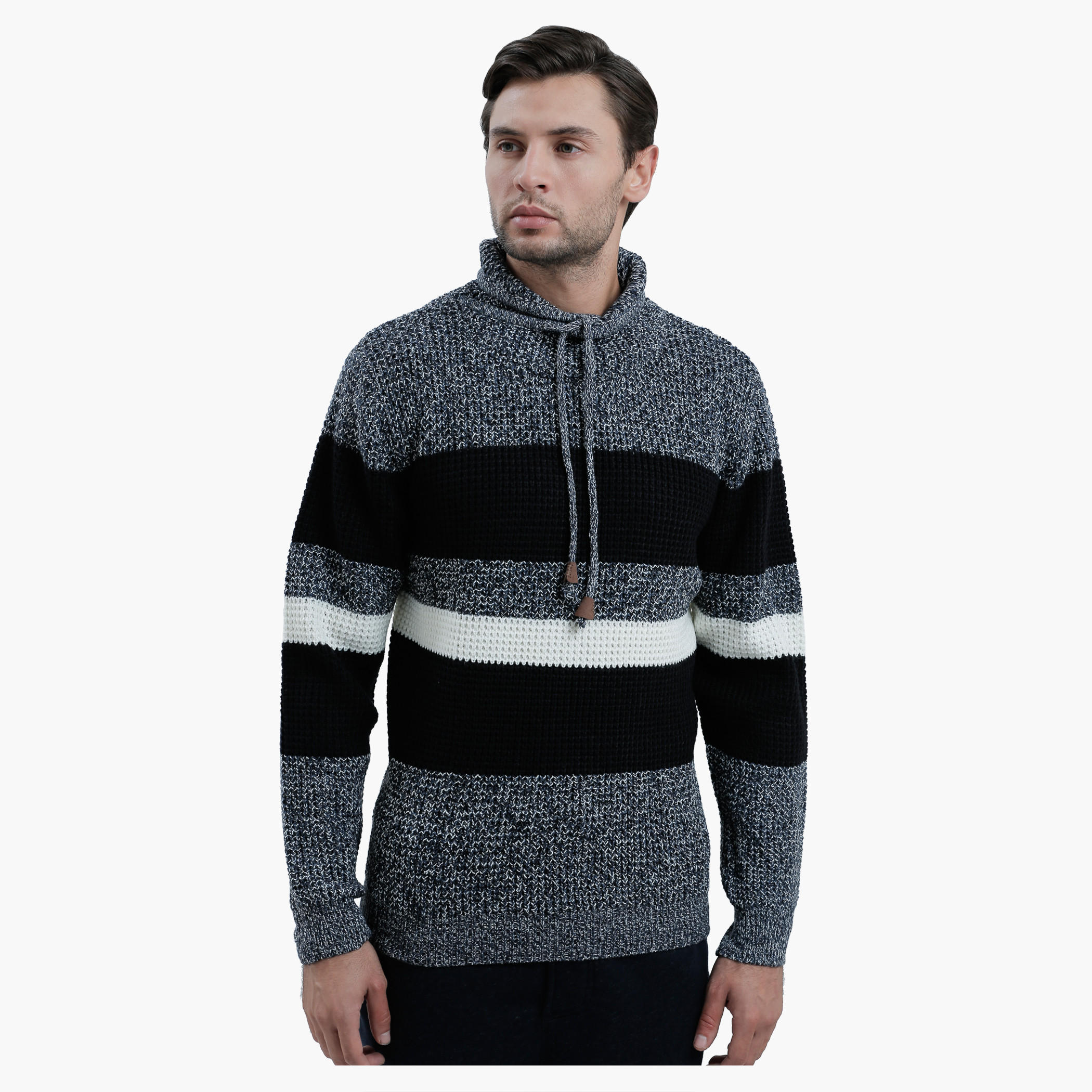 Hooded Sweater with Long Sleeves-men-clothing-sweatersandpullovers-image-1