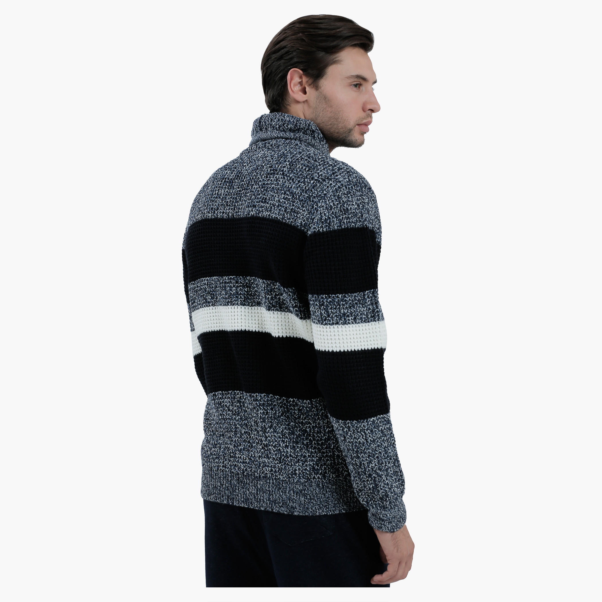 Hooded Sweater with Long Sleeves-men-clothing-sweatersandpullovers-image-2