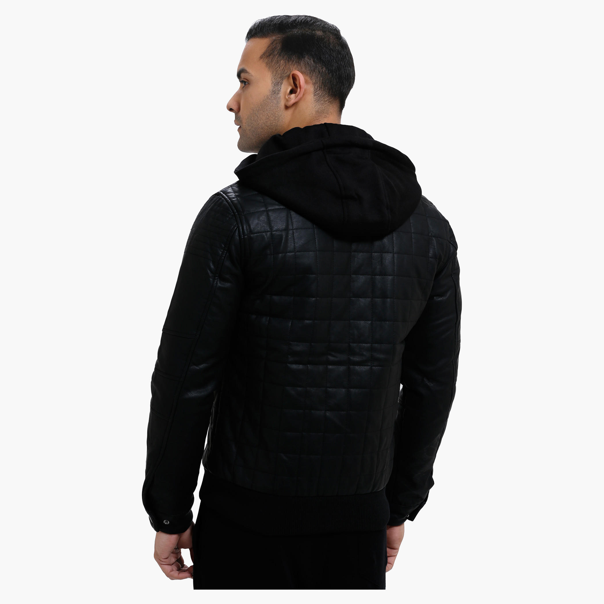Quilted Jacket with Long Sleeves and Hood-men-clothing-jacketsandblazers-jackets-image-2