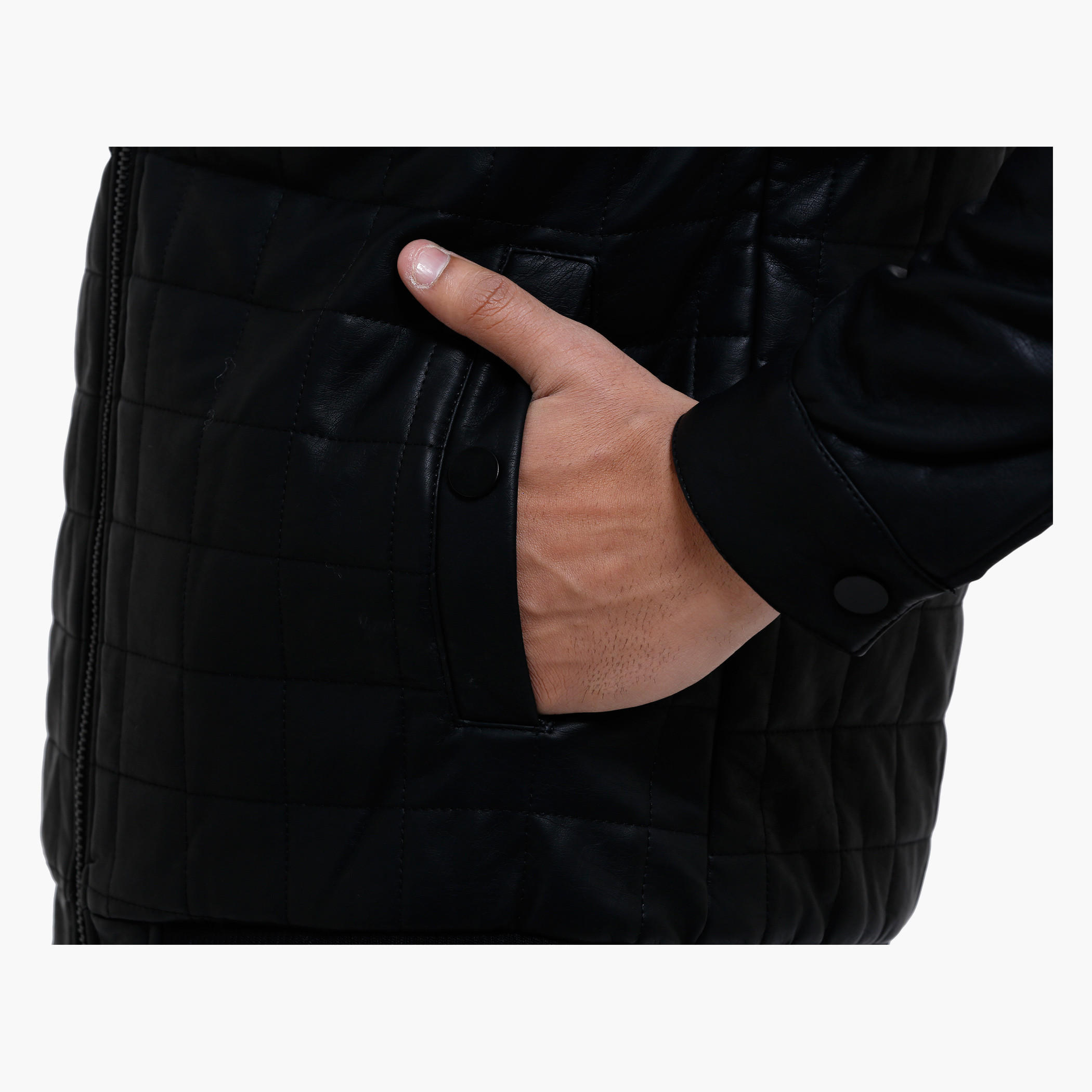 Quilted Jacket with Long Sleeves and Hood-men-clothing-jacketsandblazers-jackets-image-4