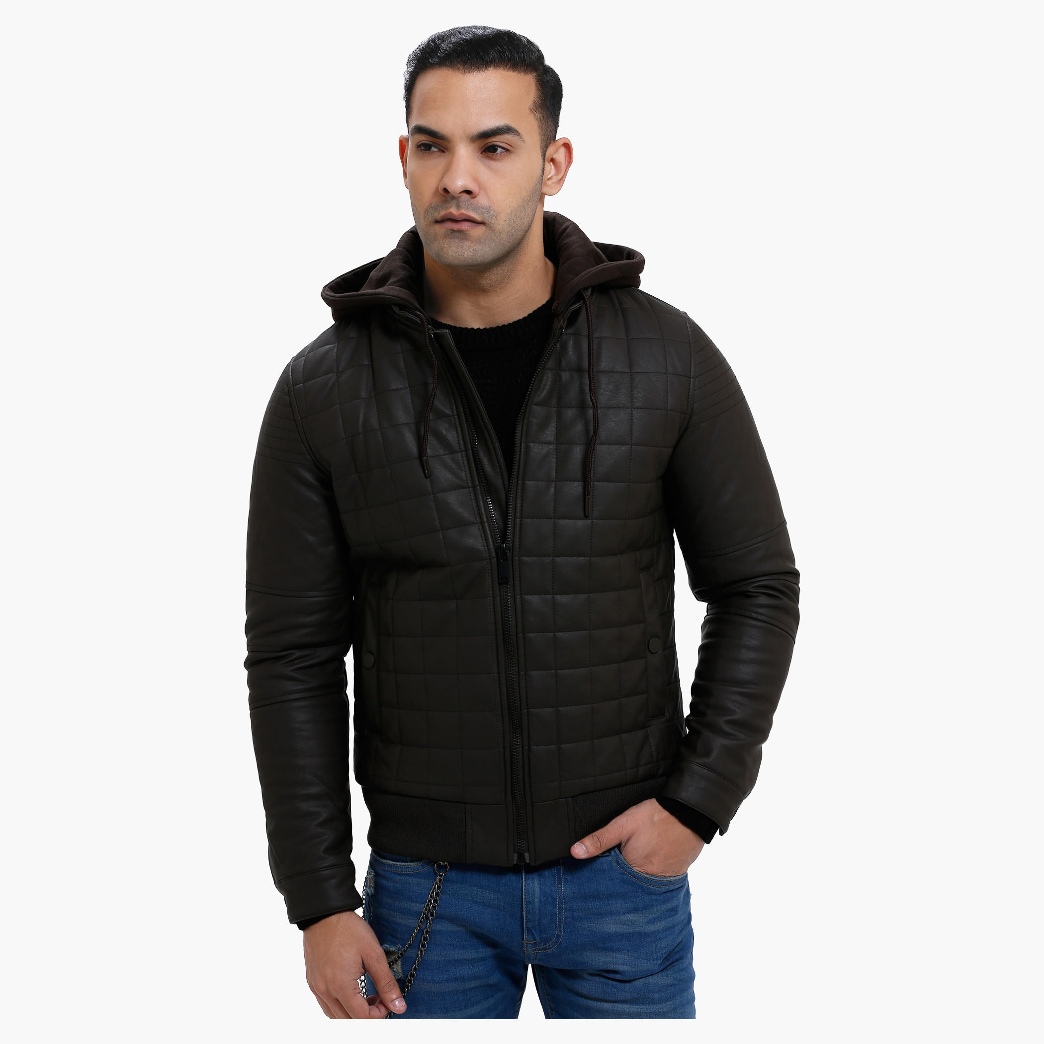 Quilted Jacket with Long Sleeves and Hood-men-clothing-jacketsandblazers-jackets-image-6