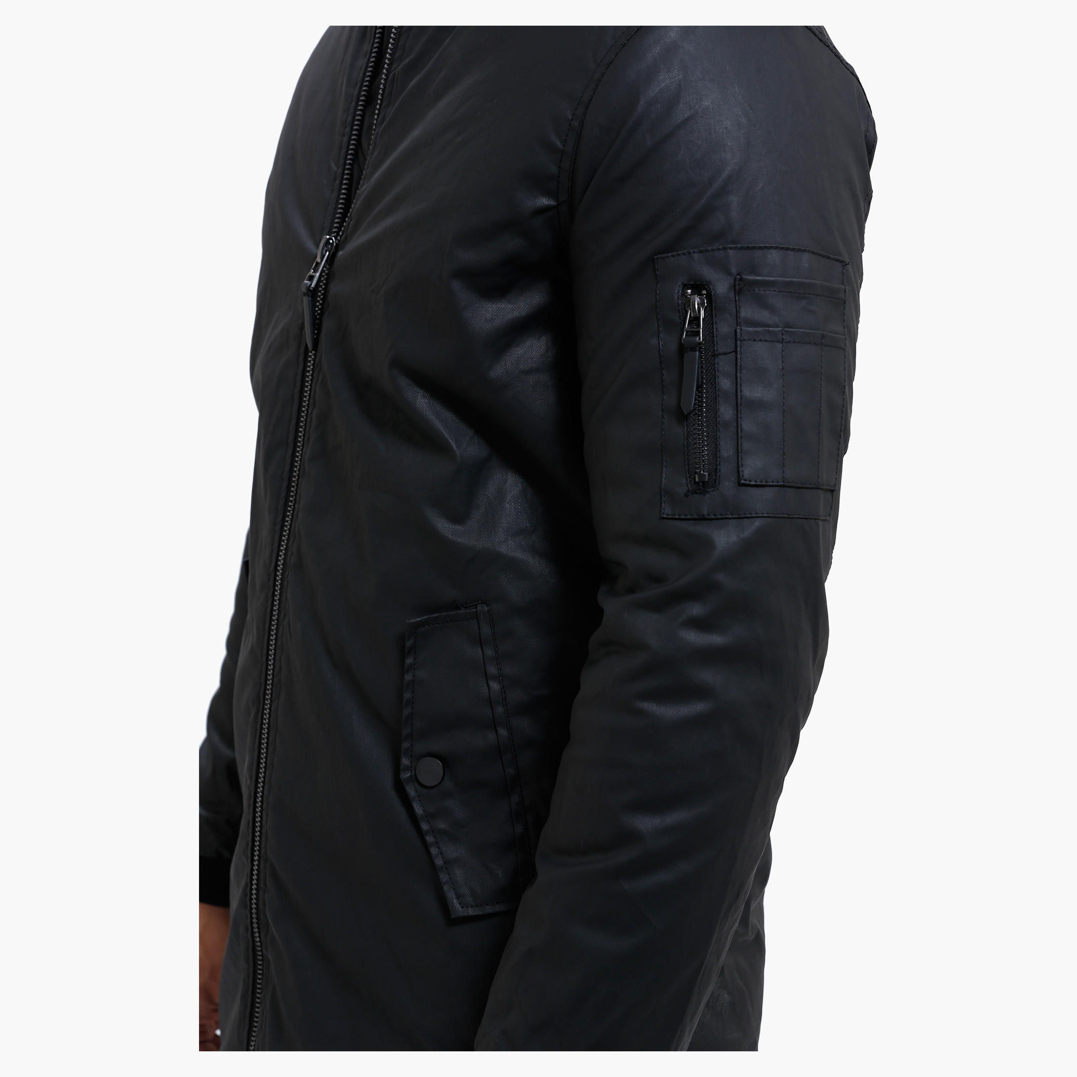 Long Bomber Jacket with Zip Closure-men-clothing-jacketsandblazers-jackets-image-4