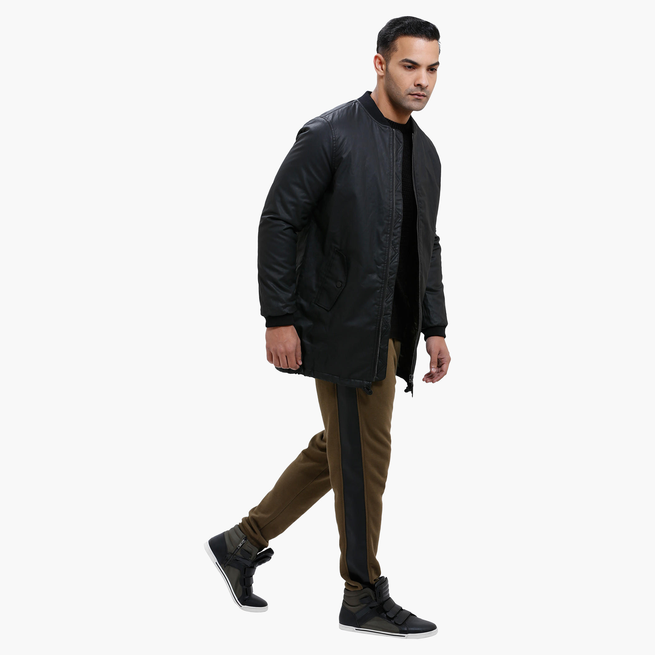 Long Bomber Jacket with Zip Closure-men-clothing-jacketsandblazers-jackets-image-1