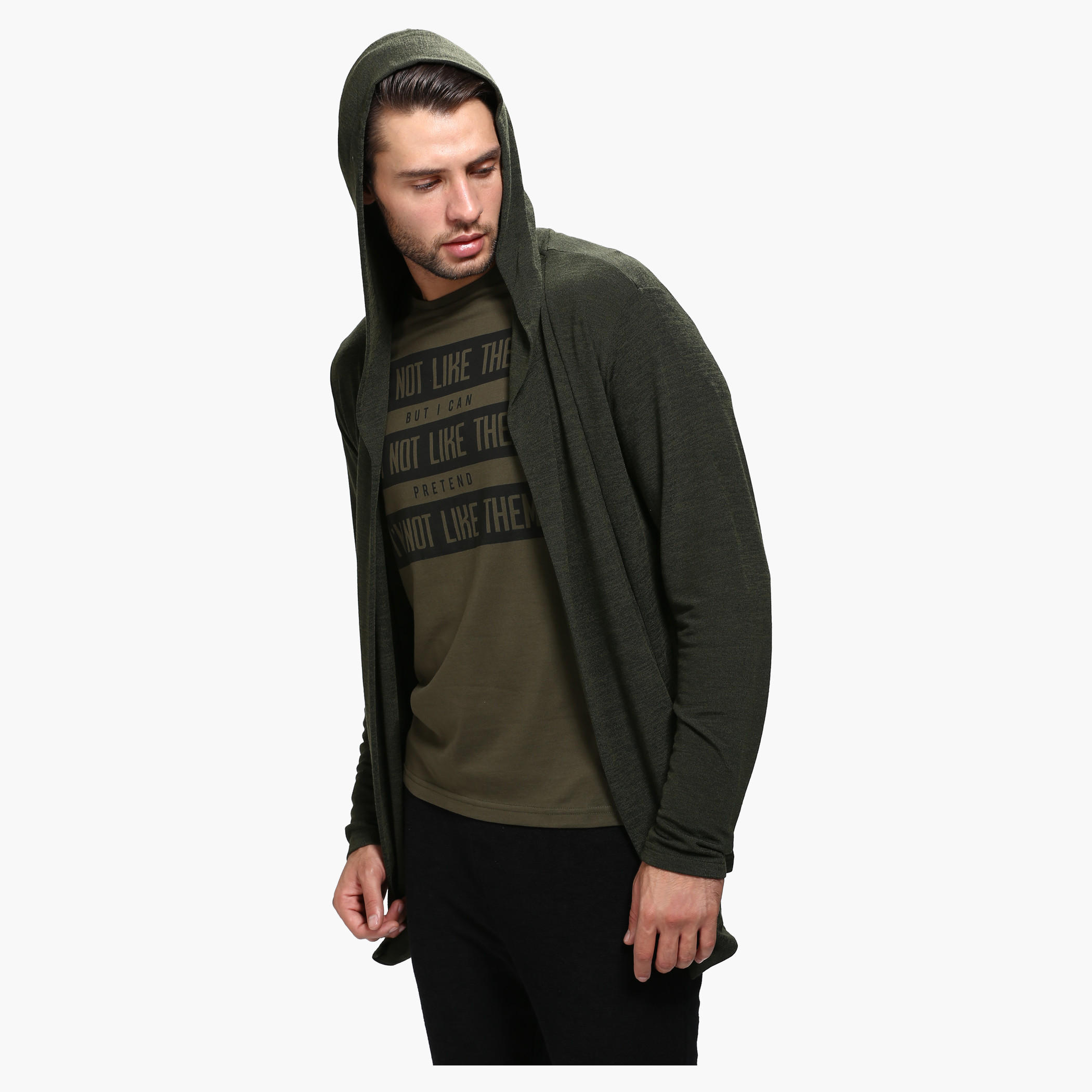 Casual Cardigan with Hood and Long Sleeves-men-winterwear-hoodiesandsweatshirts-image-3