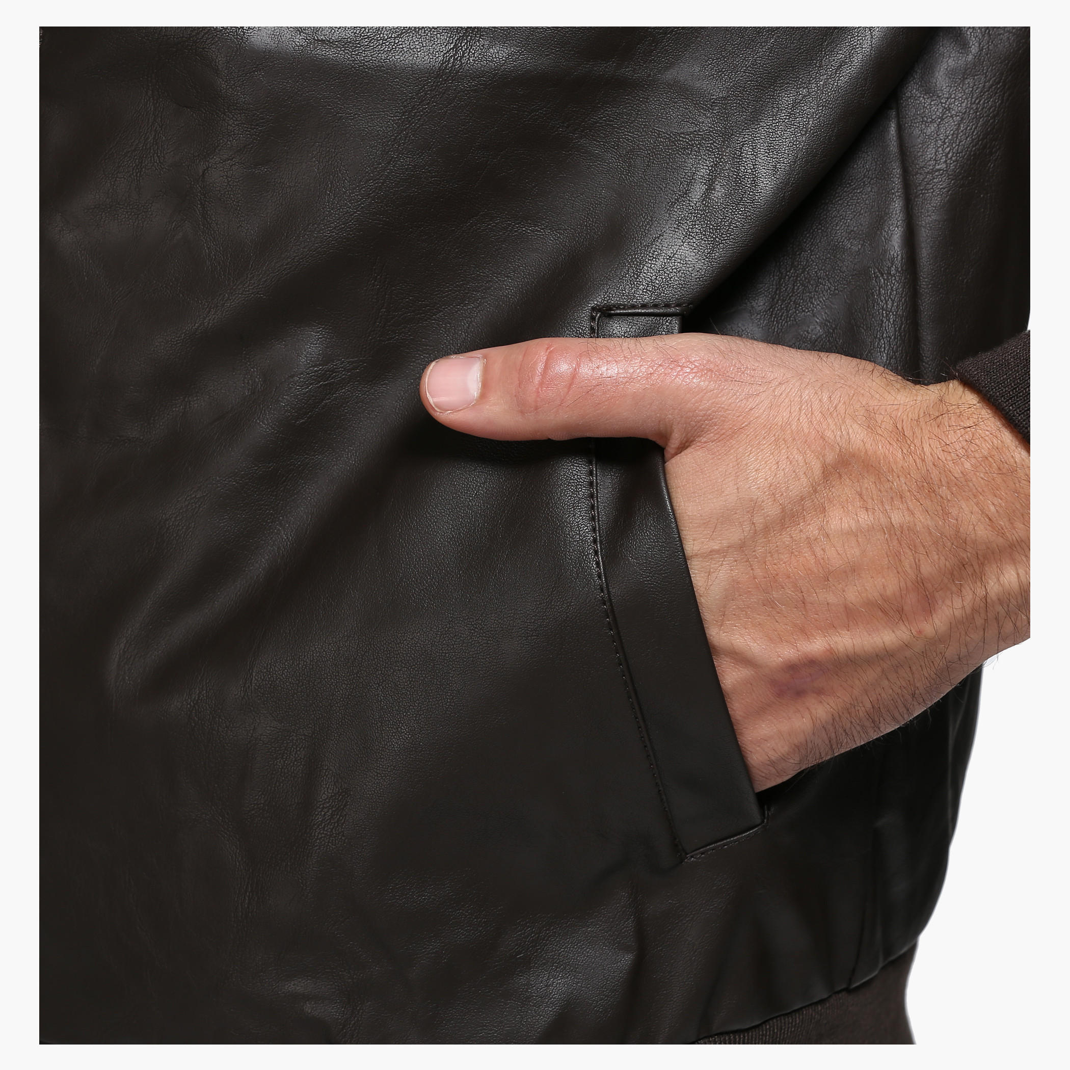 Casual Leather Jacket with Hood and Long Sleeves-men-clothing-jacketsandblazers-jackets-image-4