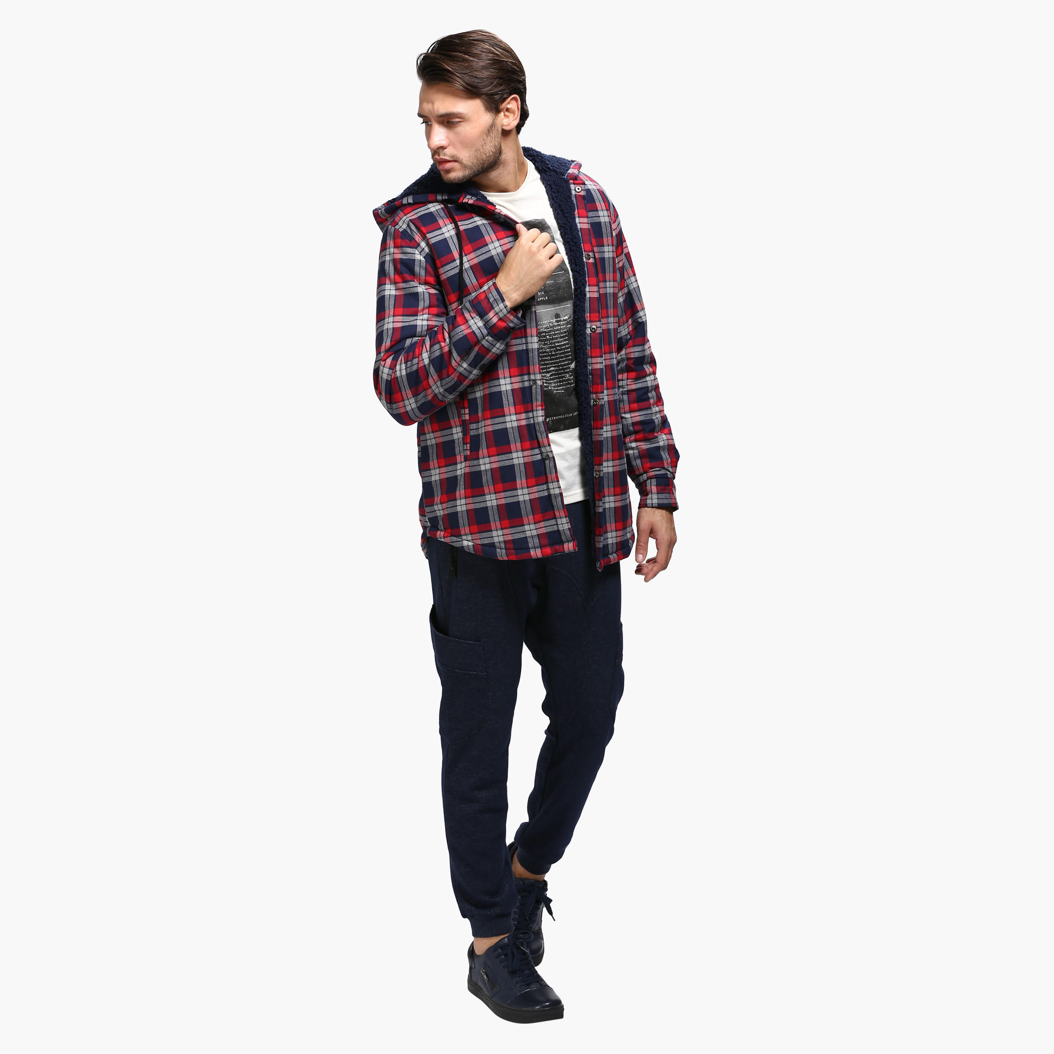 Printed Crew Neck T-Shirt with Short Sleeves in Slim Fit-men-clothing-tshirtsandpolos-tshirts-image-5