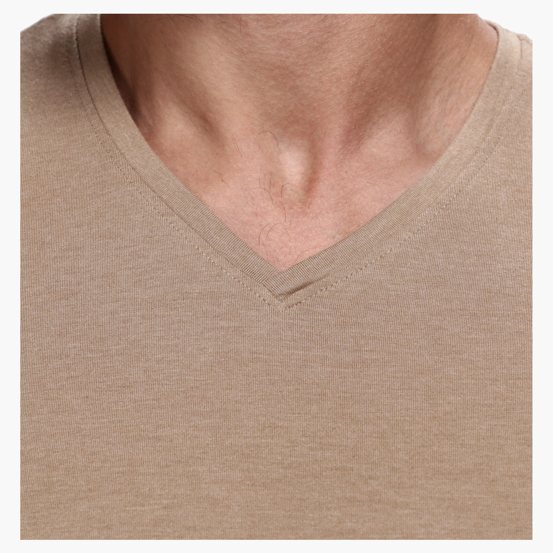 V-Neck T-Shirt with Short Sleeves in Slim Fit-men-clothing-tshirtsandpolos-tshirts-image-5