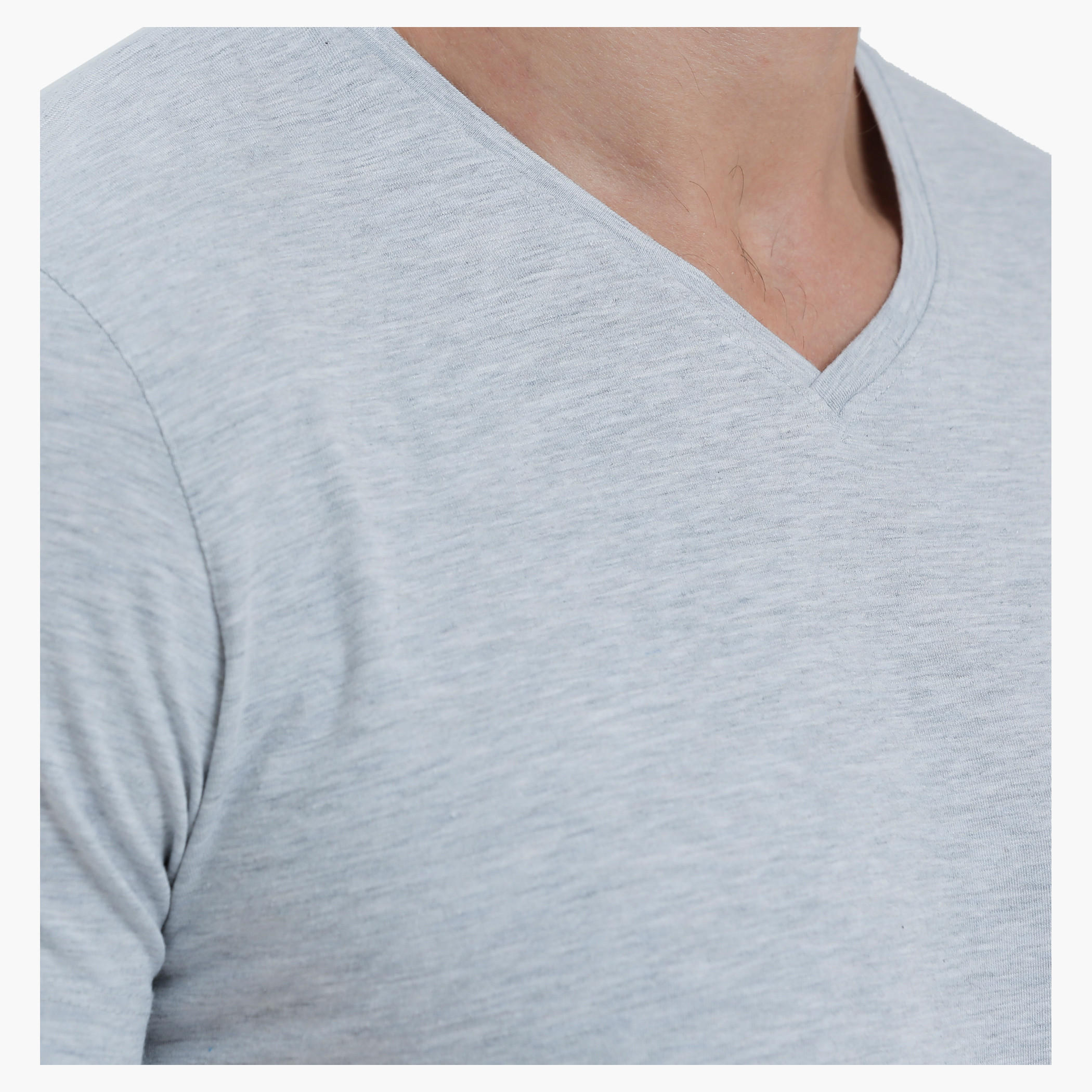 V-Neck T-Shirt with Short Sleeves in Slim Fit-men-clothing-tshirtsandpolos-tshirts-image-4