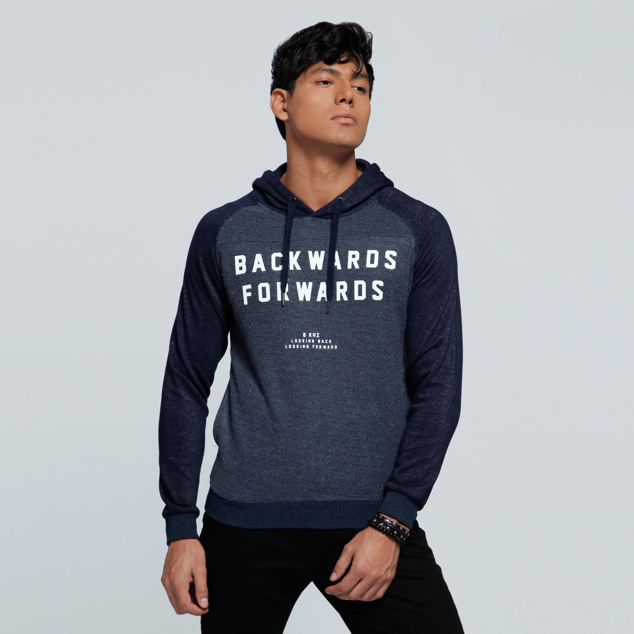 Printed Sweatshirt with Hood and Long Sleeves-men-winterwear-hoodiesandsweatshirts-image-1