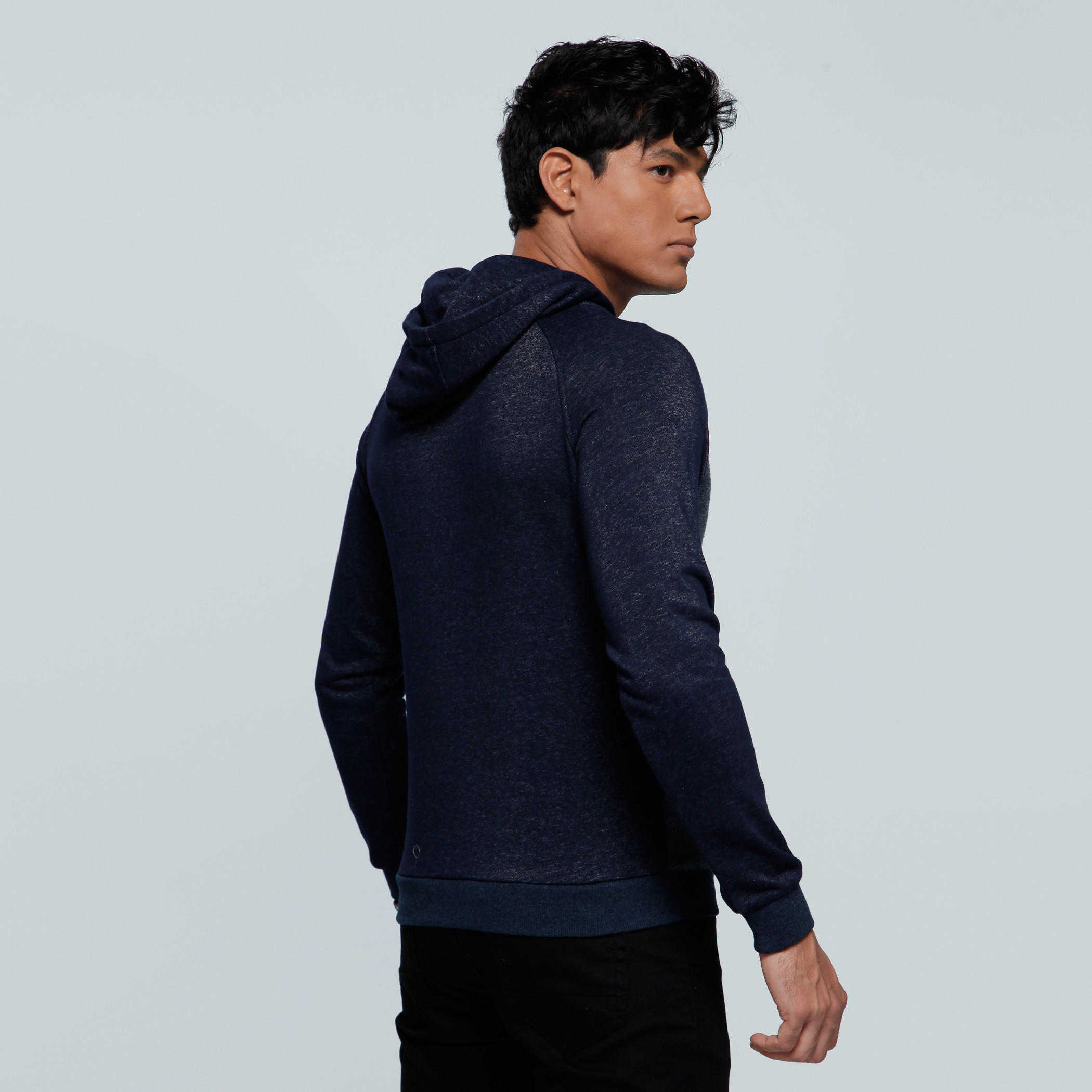 Printed Sweatshirt with Hood and Long Sleeves-men-winterwear-hoodiesandsweatshirts-image-2