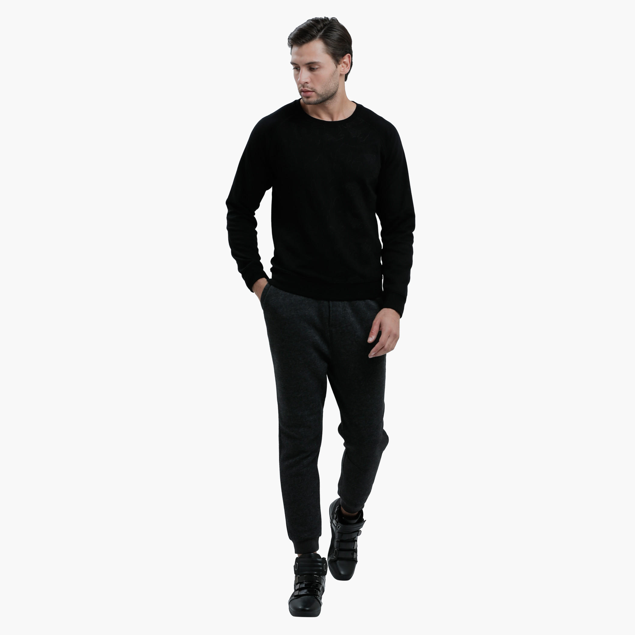 Full Length Jog Pants in Slim Fit-men-clothing-bottoms-joggers-image-1