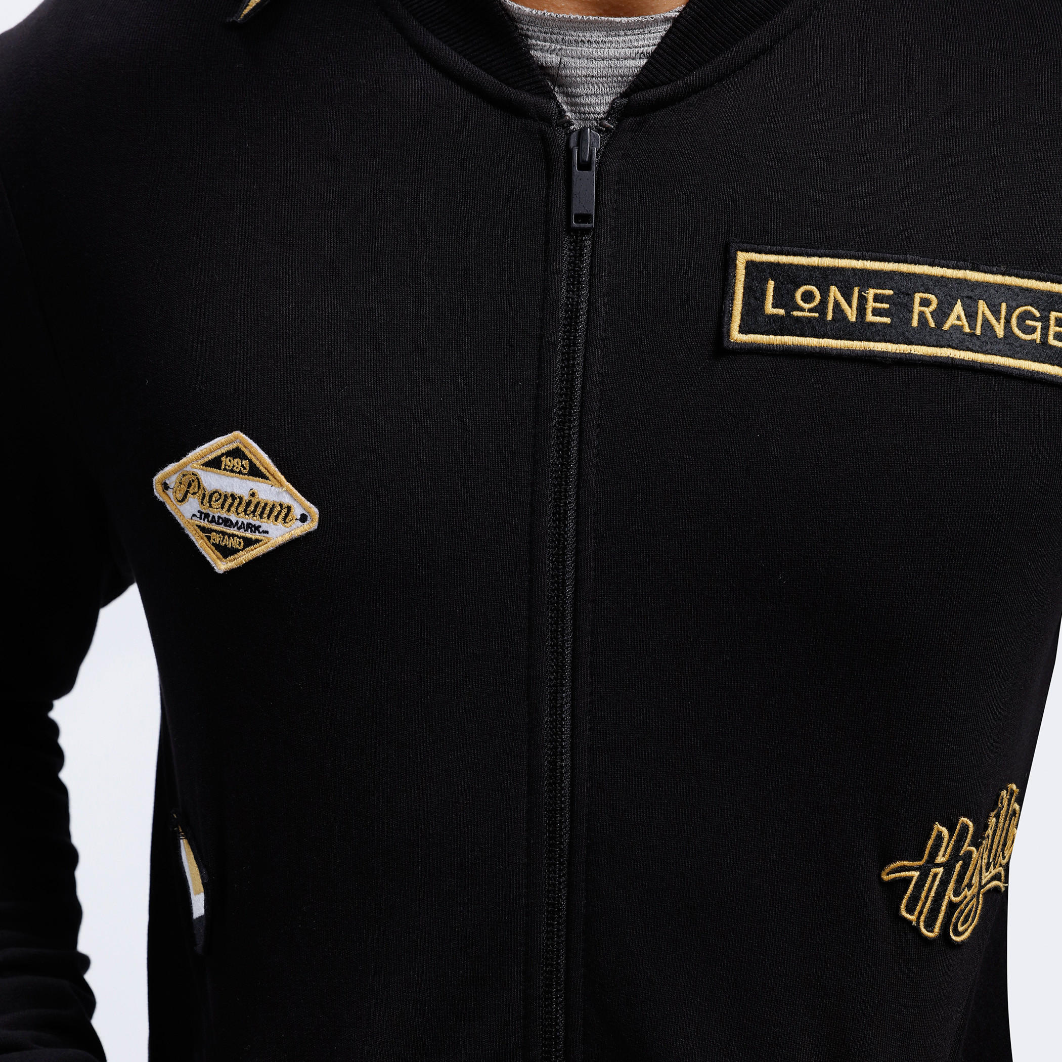 Biker Jacket with Long Sleeves and Zip Closure-men-clothing-jacketsandblazers-jackets-image-4