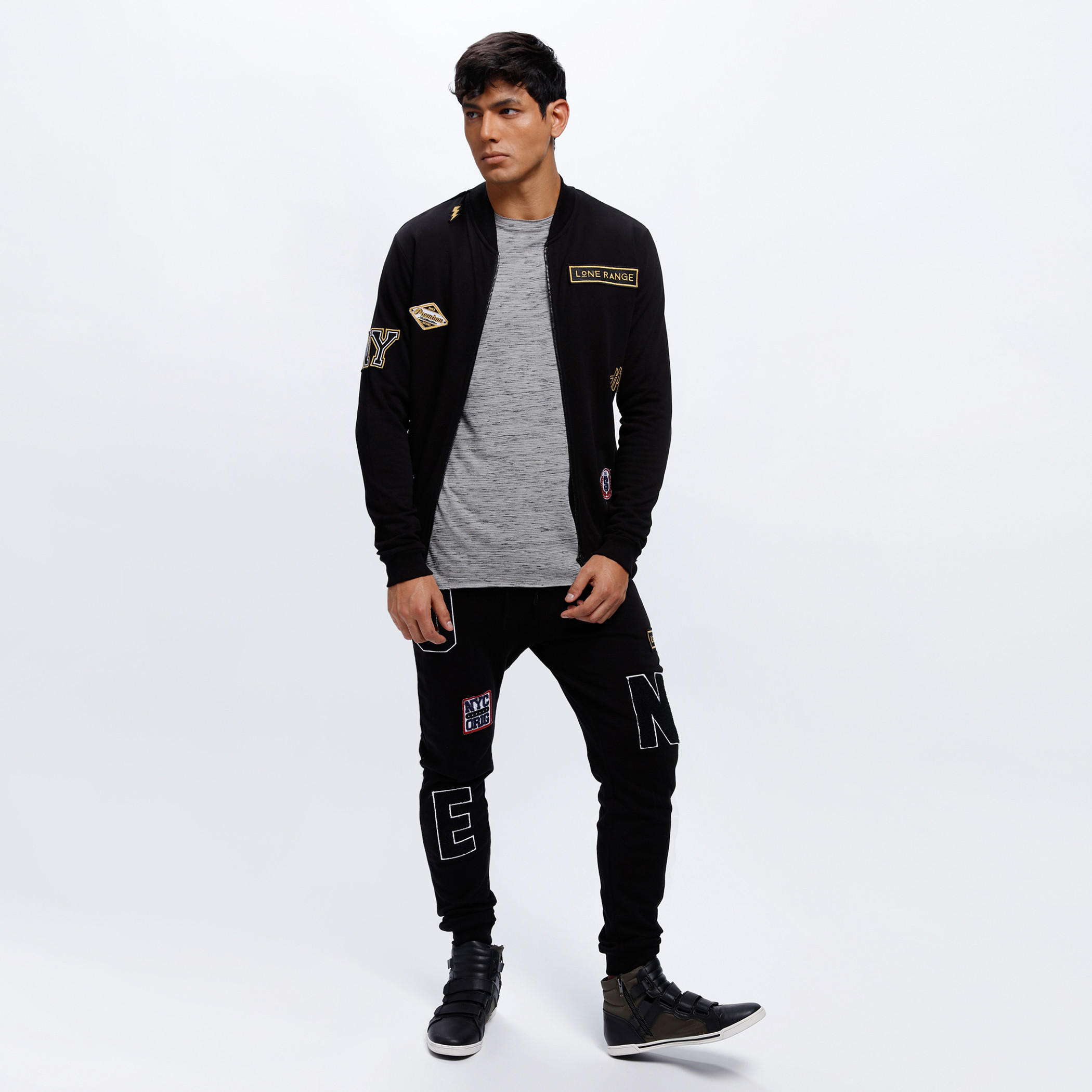 Biker Jacket with Long Sleeves and Zip Closure-men-clothing-jacketsandblazers-jackets-image-5