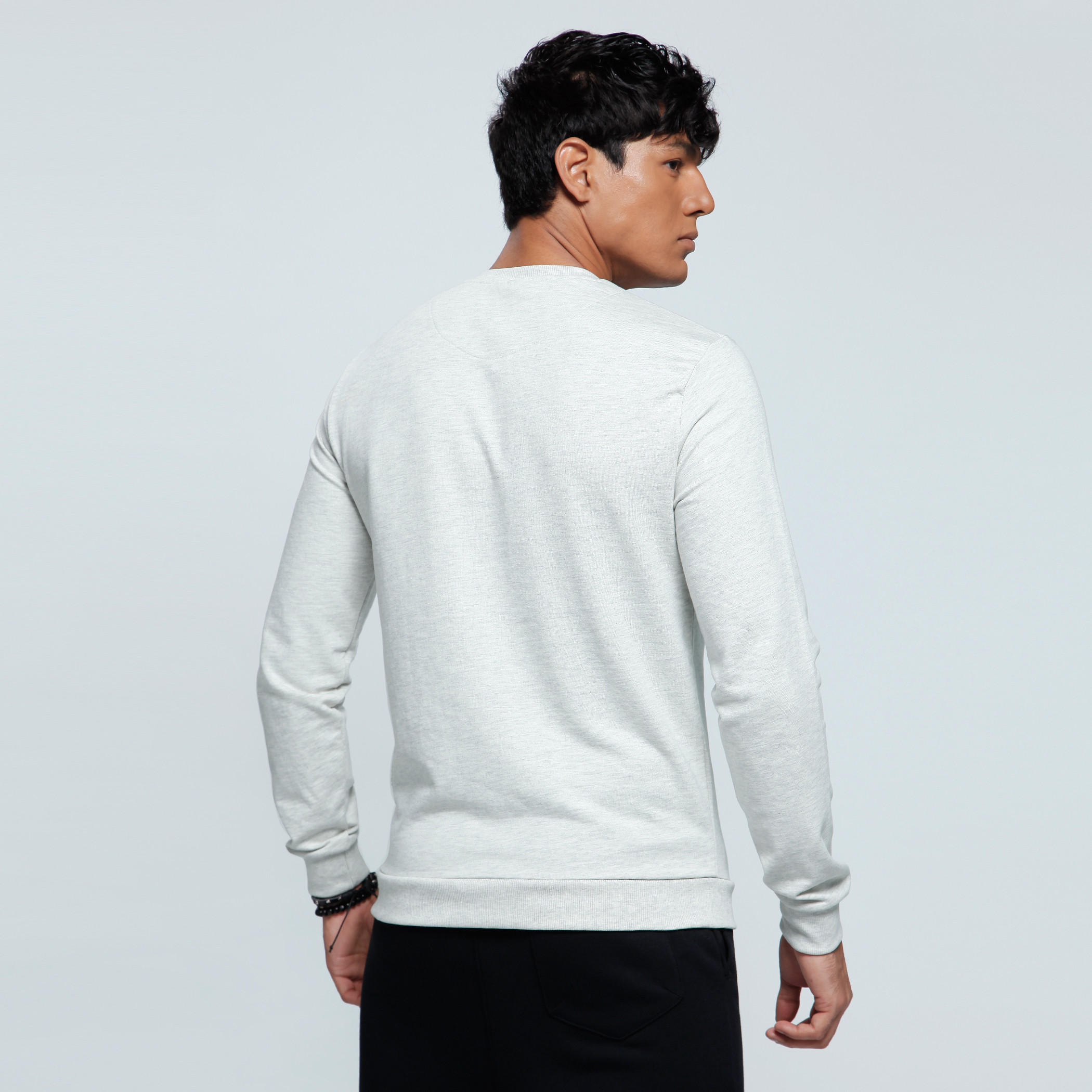 Printed Sweatshirt with Crew Neck and Long Sleeves-men-winterwear-hoodiesandsweatshirts-image-2