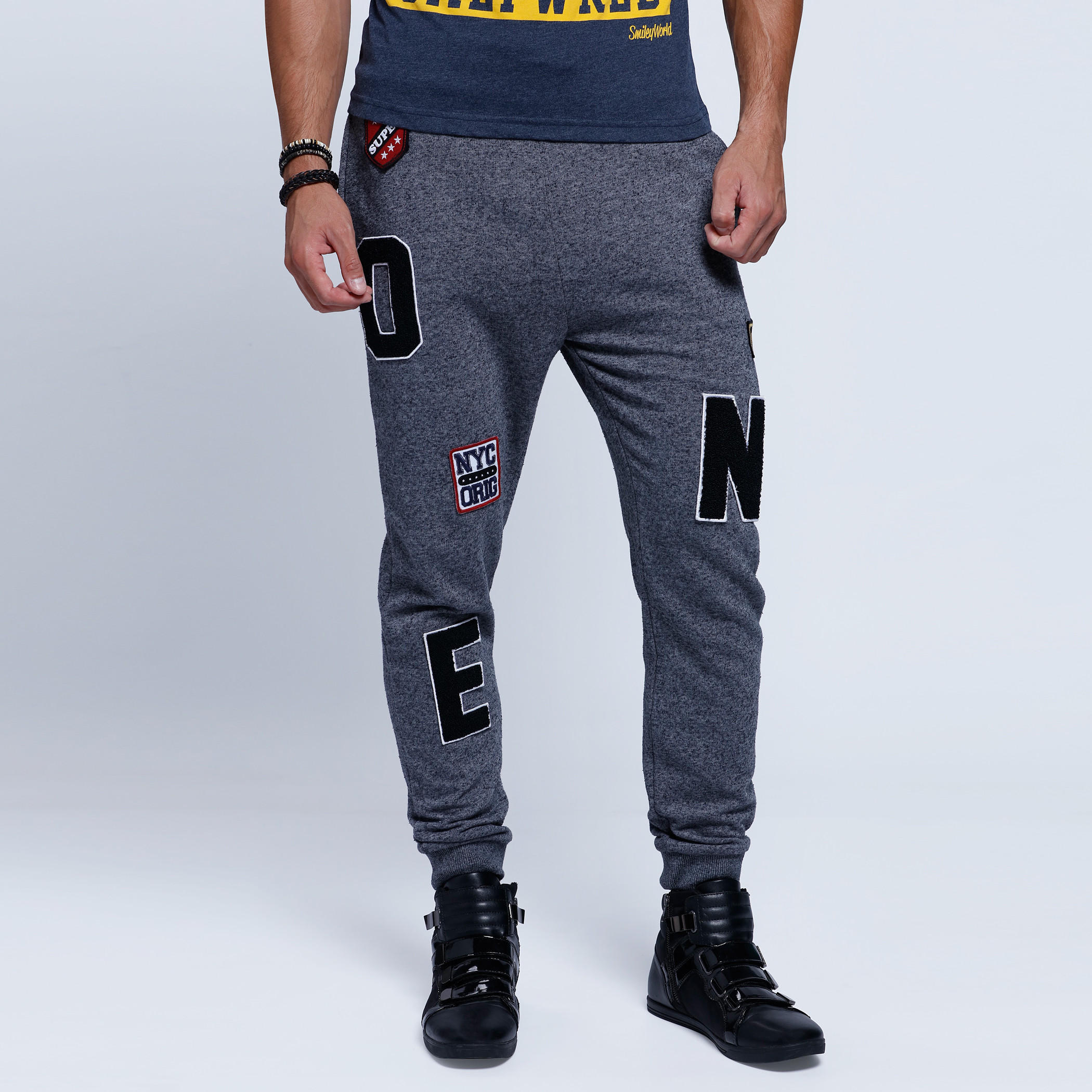 Printed Full Length Jog Pants with Pocket Detail-men-clothing-bottoms-joggers-image-1