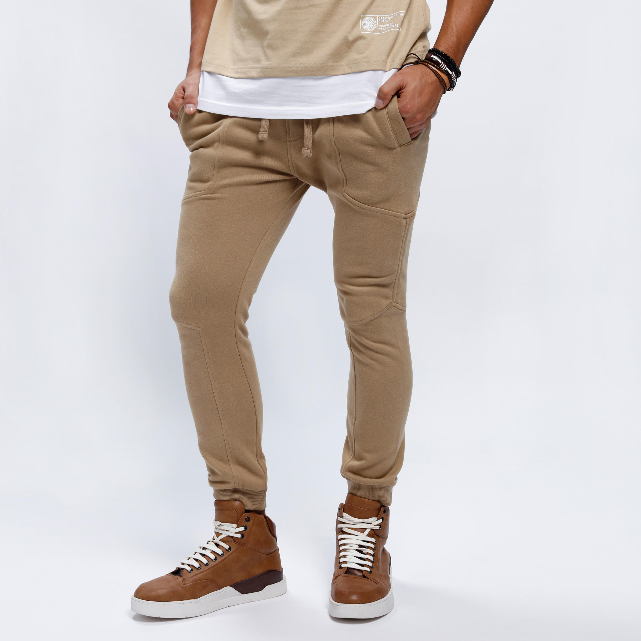 Full Length Trouser With Elasticised Waistband-men-clothing-bottoms-trousersandchinos-trousers-image-1