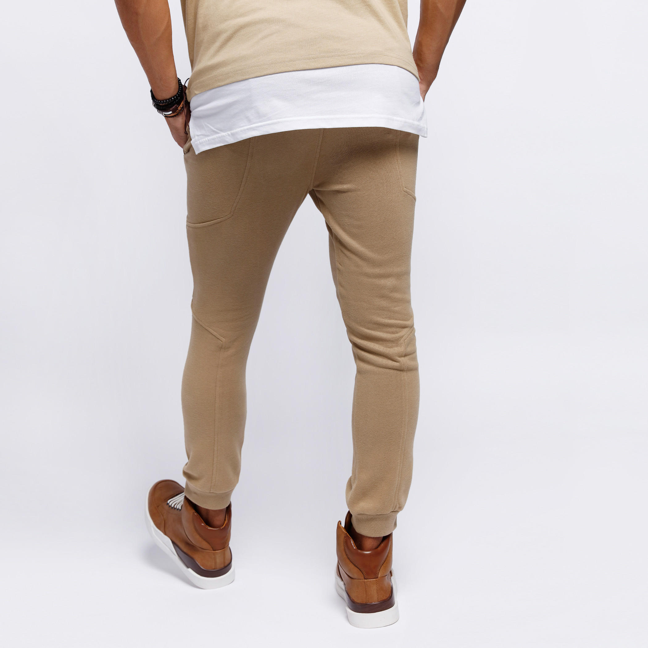Full Length Trouser With Elasticised Waistband-men-clothing-bottoms-trousersandchinos-trousers-image-2