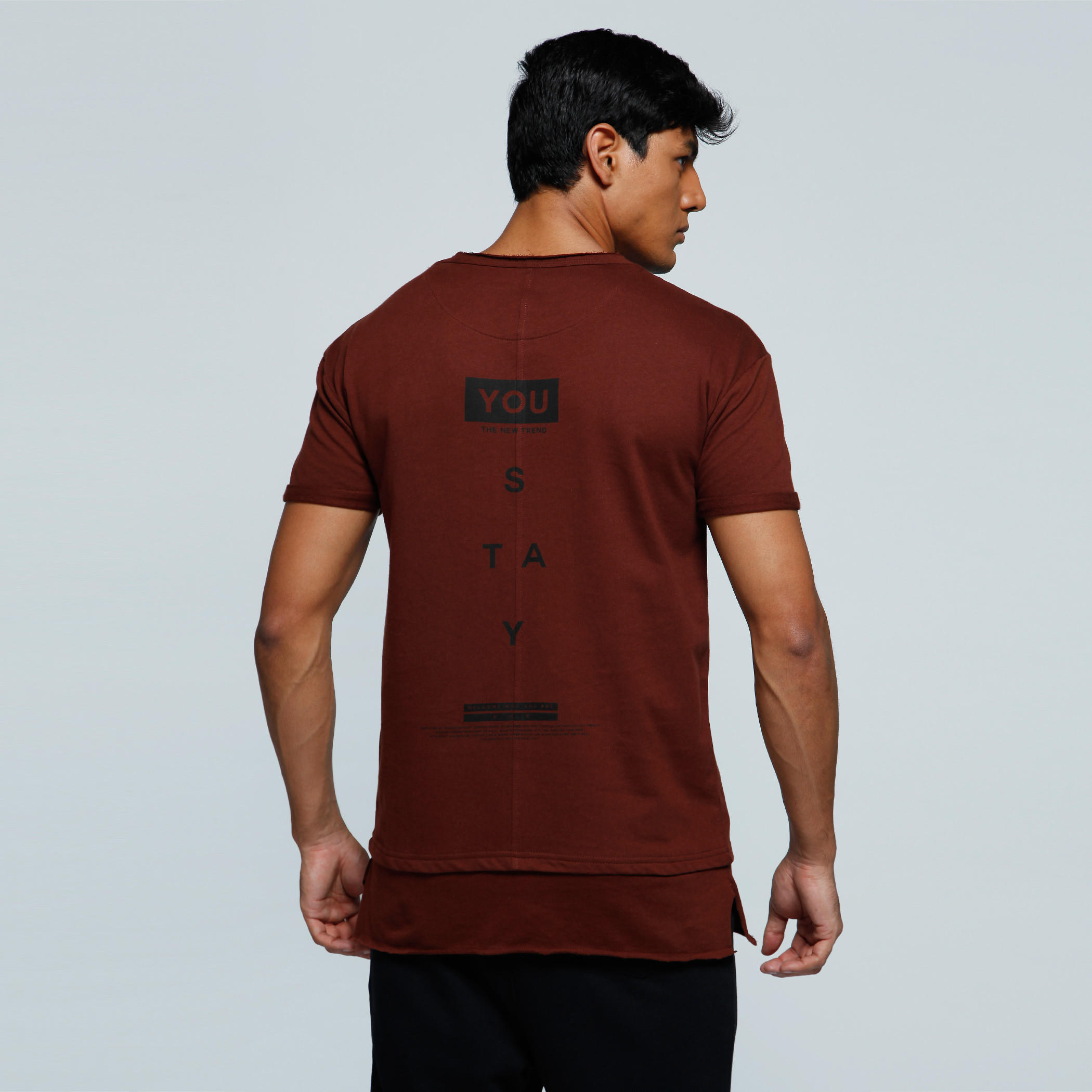 Printed T-Shirt with Crew Neck and Short Sleeves-men-clothing-tshirtsandpolos-tshirts-image-2