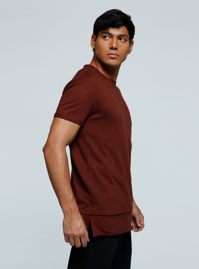 Printed T-Shirt with Crew Neck and Short Sleeves-men-clothing-tshirtsandpolos-tshirts-image-3