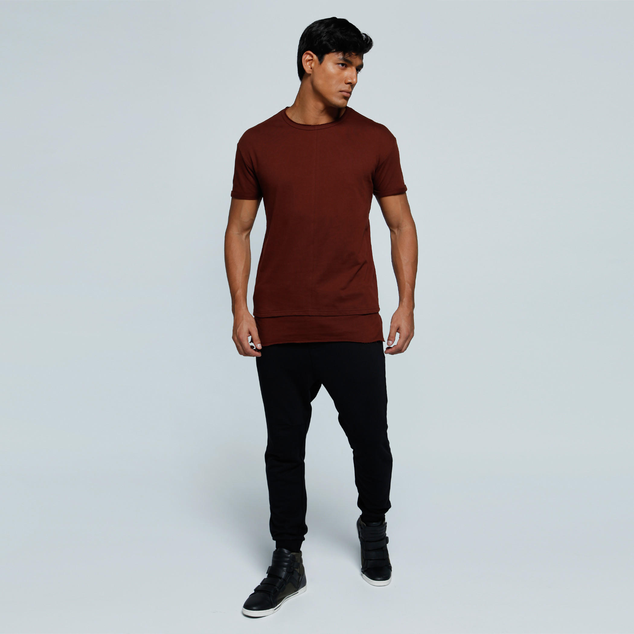 Printed T-Shirt with Crew Neck and Short Sleeves-men-clothing-tshirtsandpolos-tshirts-image-5