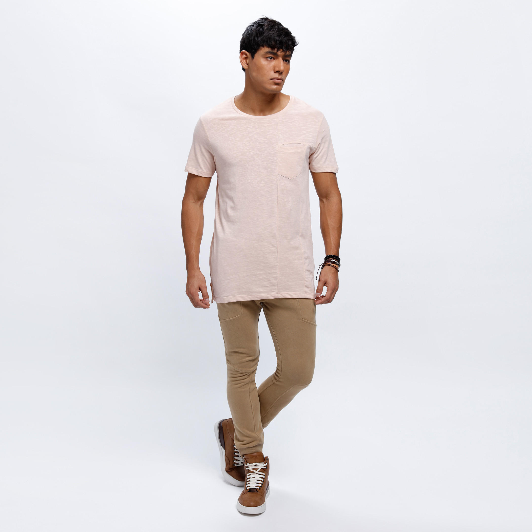 Crew Neck T-Shirt with Short Sleeves-men-clothing-tshirtsandpolos-tshirts-image-5